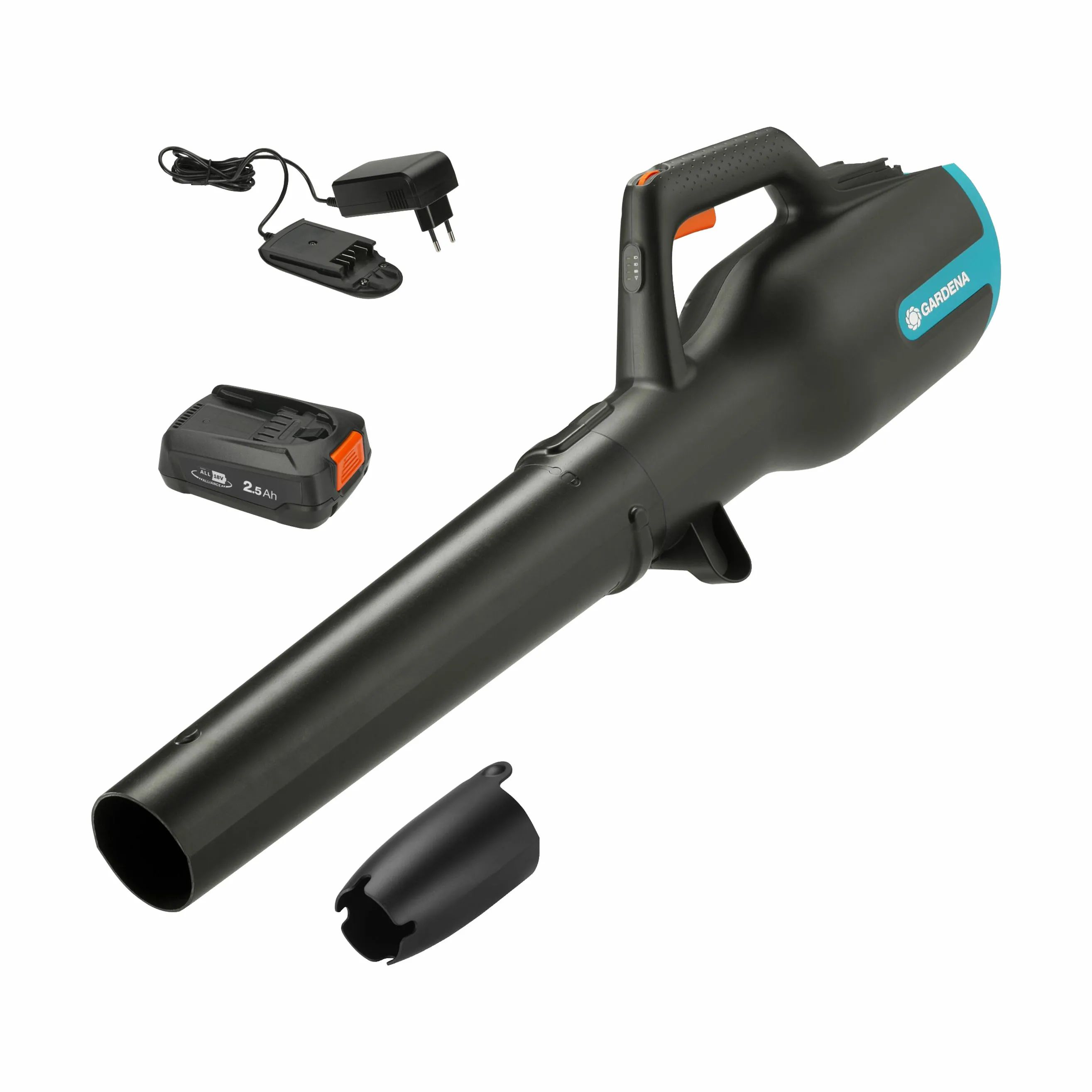 Gardena Havemaskiner PowerJet Løvblæser i Grå/orange/turkis, 1