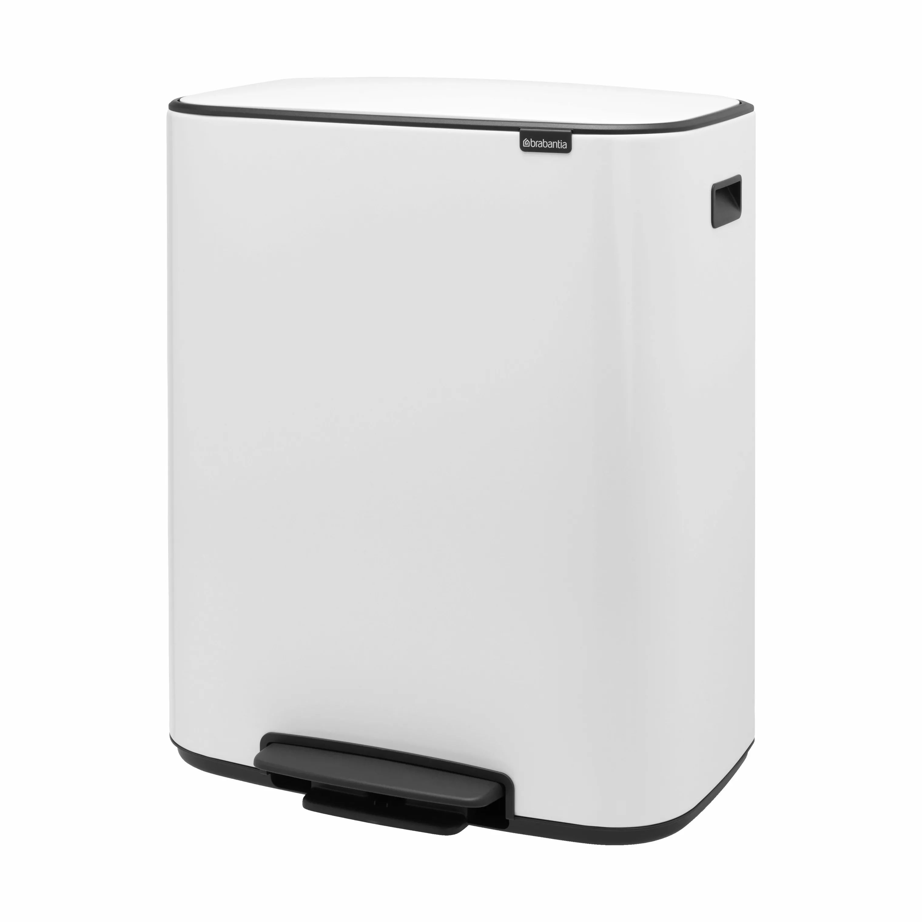 Brabantia Toiletspande BO Pedalspand i Hvid, 60 L, 1