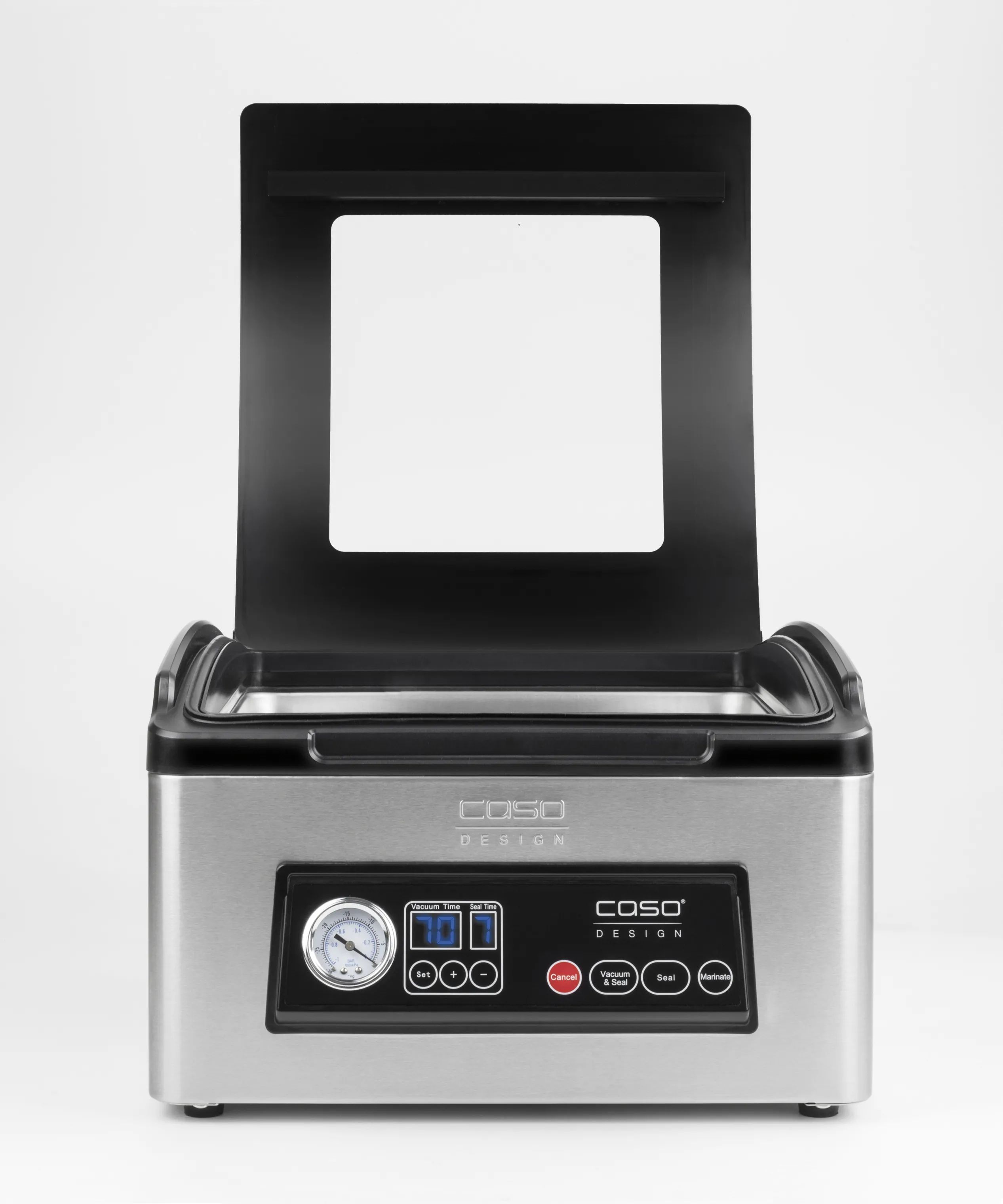 Caso Vakuumpakkere Vacuchef 70 Vakuumpakker CS1418 i Stål/Sort, 2
