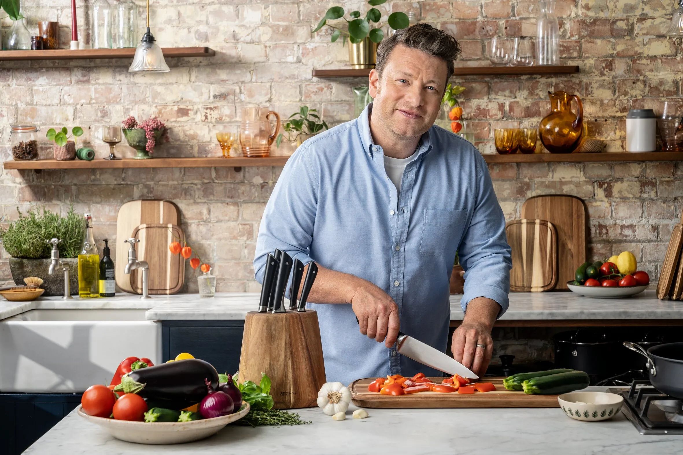 Jamie Oliver by Tefal Skærebrætter Jamie Oliver Knife Skærebræt i B28 x L49 cm, 6