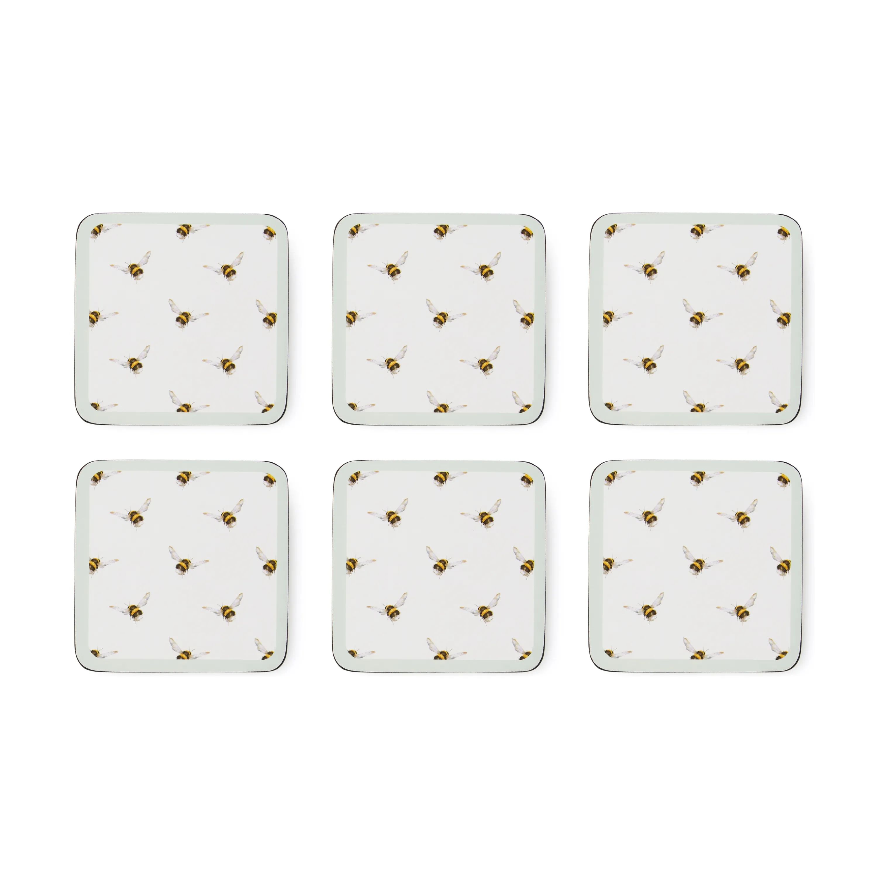 Pimpernel Glasbrikker og coasters Wrendale Glasbrikker - 6 stk. i Multifarvet, 3