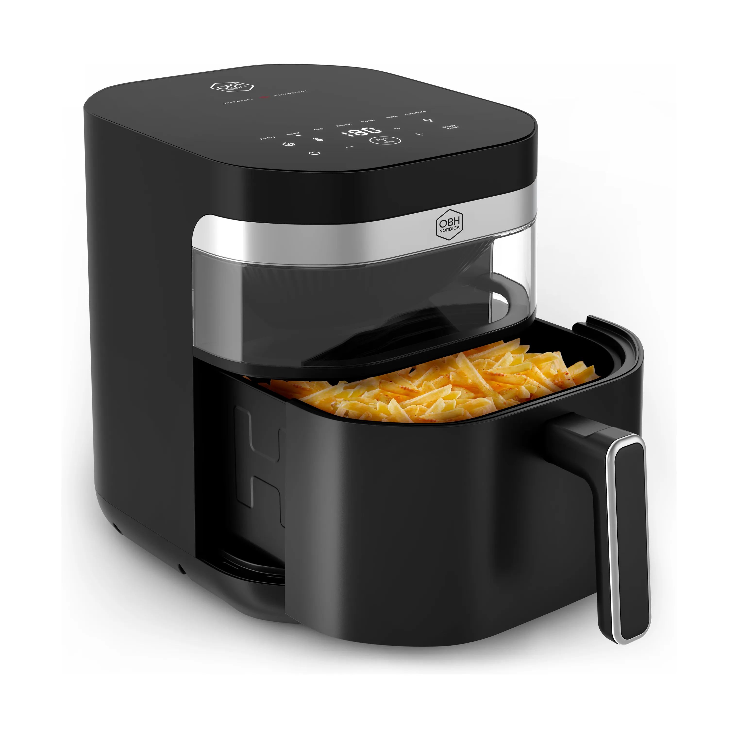 OBH Nordica Airfryers Easy Fry Infrared Airfryer i sort, 4