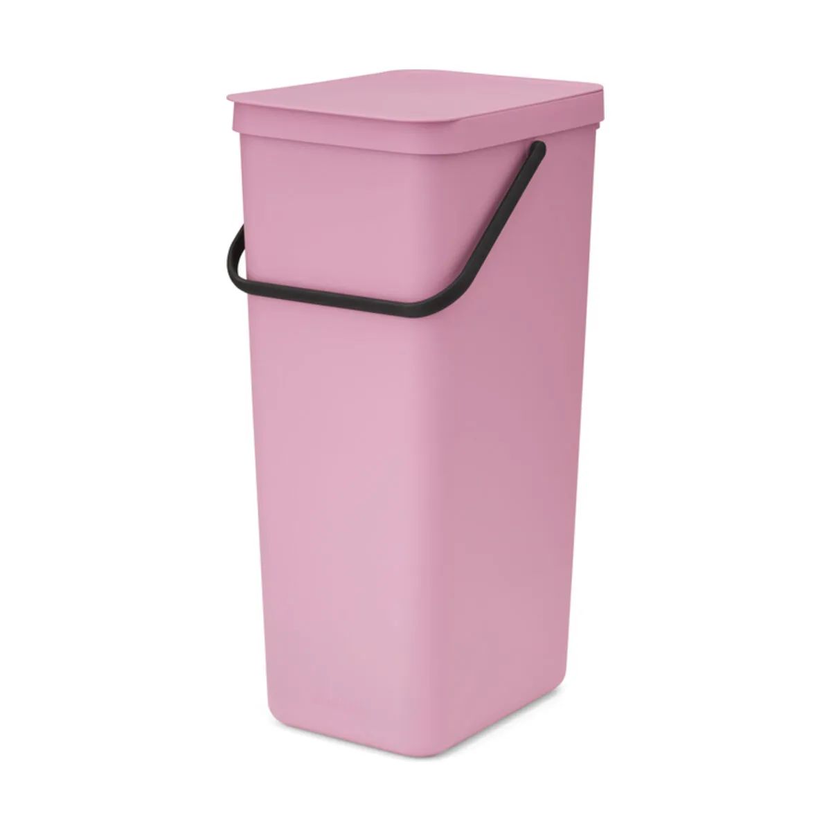 Brabantia Spande uden pedal Sort & Go Affaldsspand i Lilac Pink, 40 L, 1