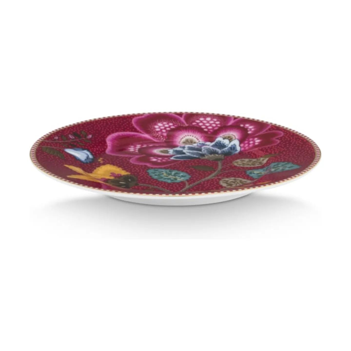 PIP Studio Kage- og desserttallerkener Blooming Tales Tallerken i Rød, 17 cm, 3