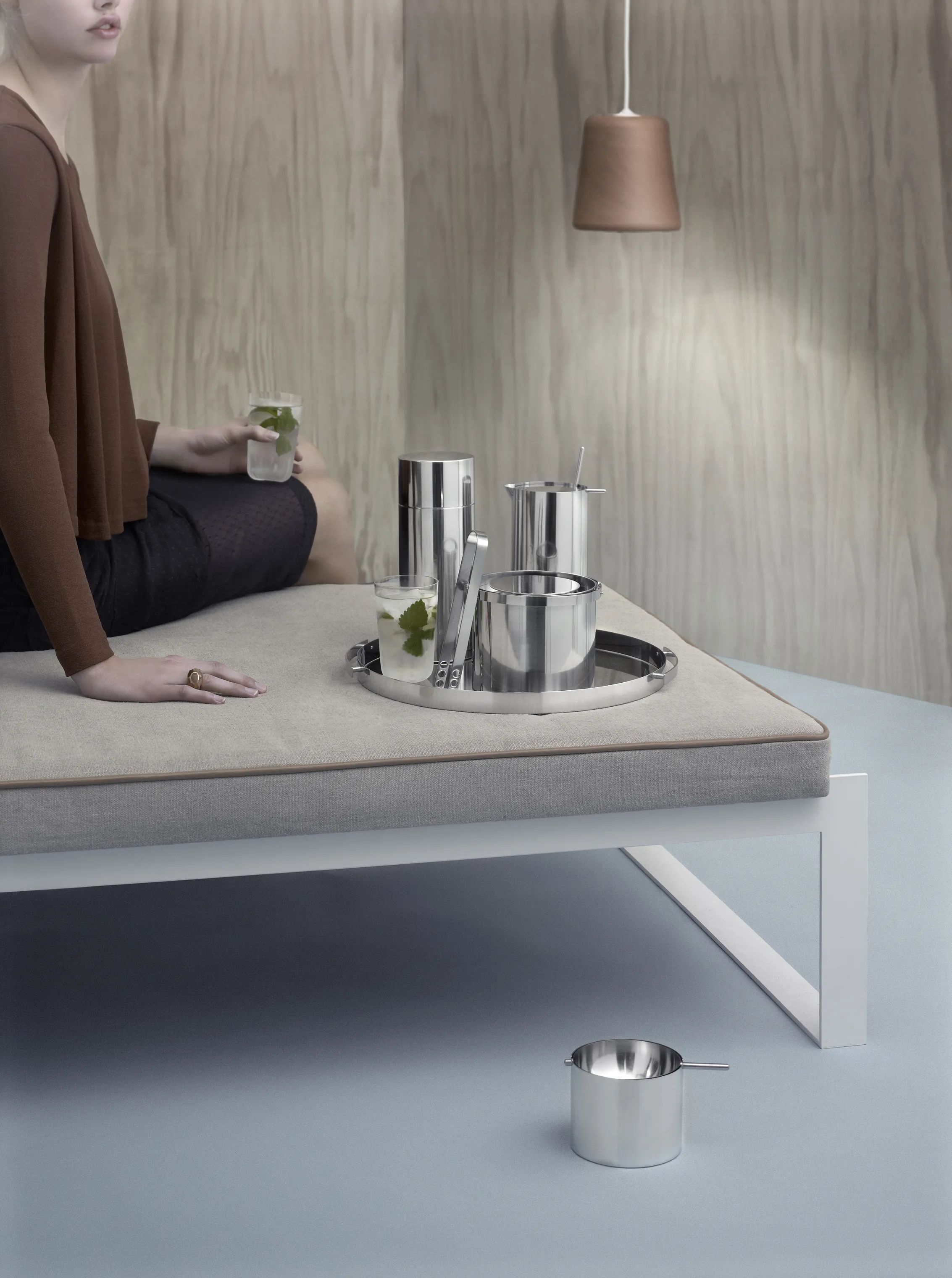 Stelton Isspande Cylinda-line AJ Isspand i Sølvfarvet, 1 L, 3