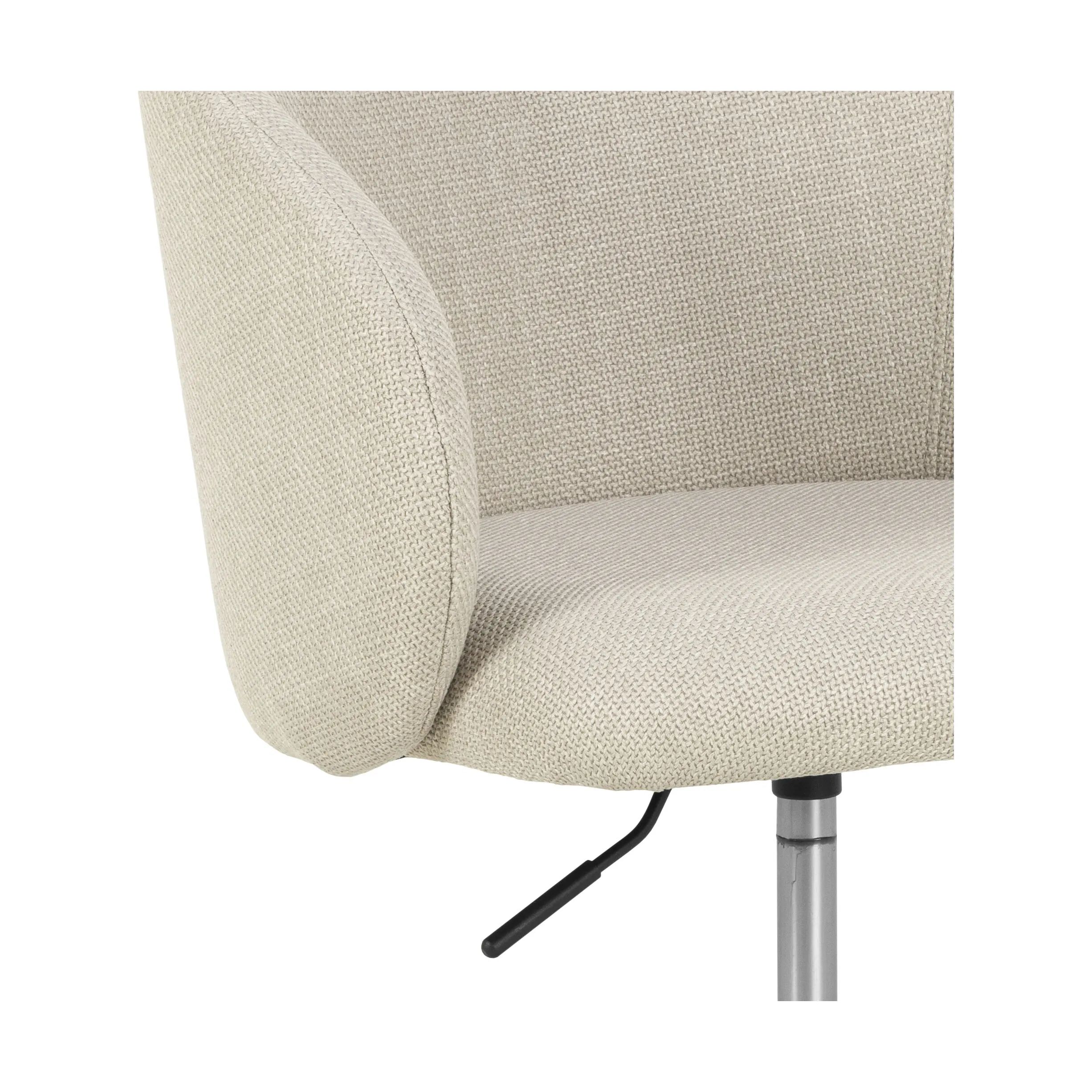 CASA Living Skrivebordsstole Eleanor Skrivebordsstol i Beige, 7