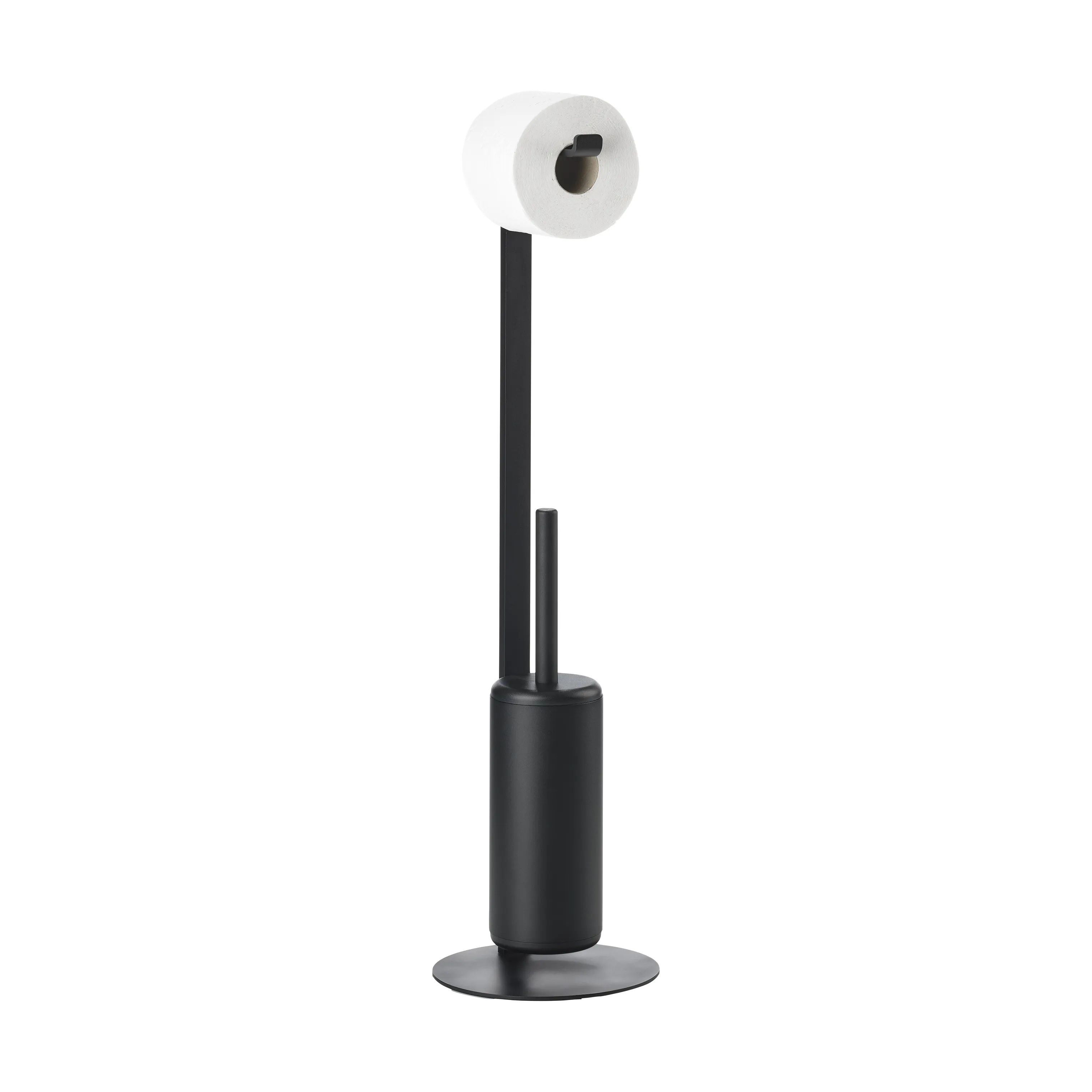 Zone Badeværelsestilbehør Rim Toiletrulleholder i Sort, 3