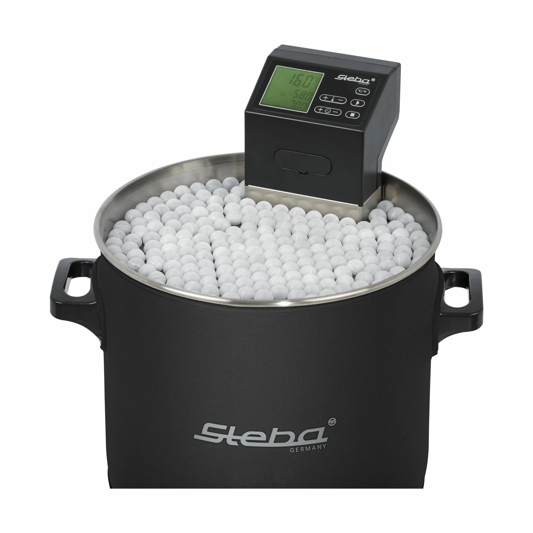 Steba Sous vide kar og tilbehør ST995100 Isoleringskugler - 100 stk. i Hvid, 2
