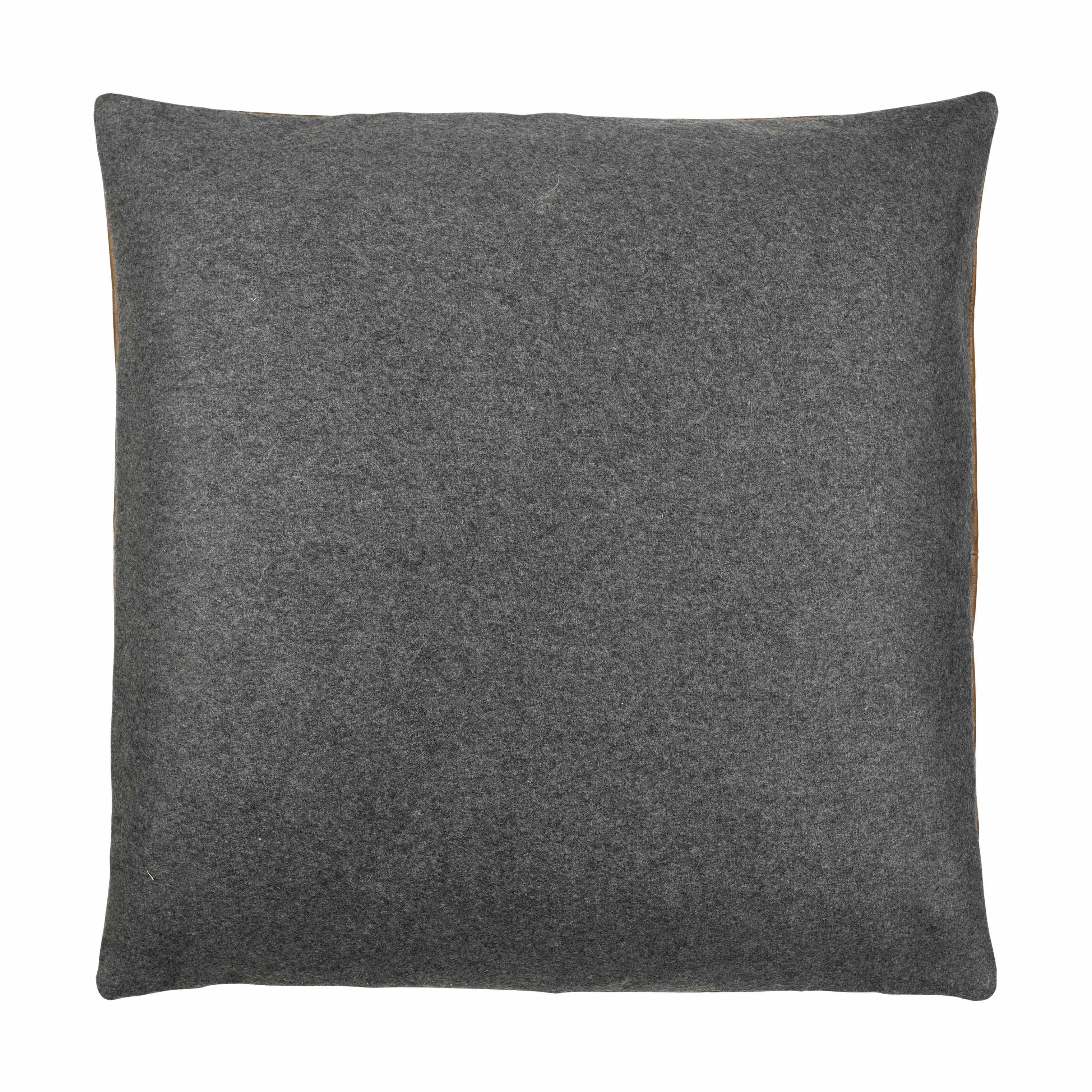Södahl Pyntepuder Lodge leather Pude i Sort/tobacco, 3