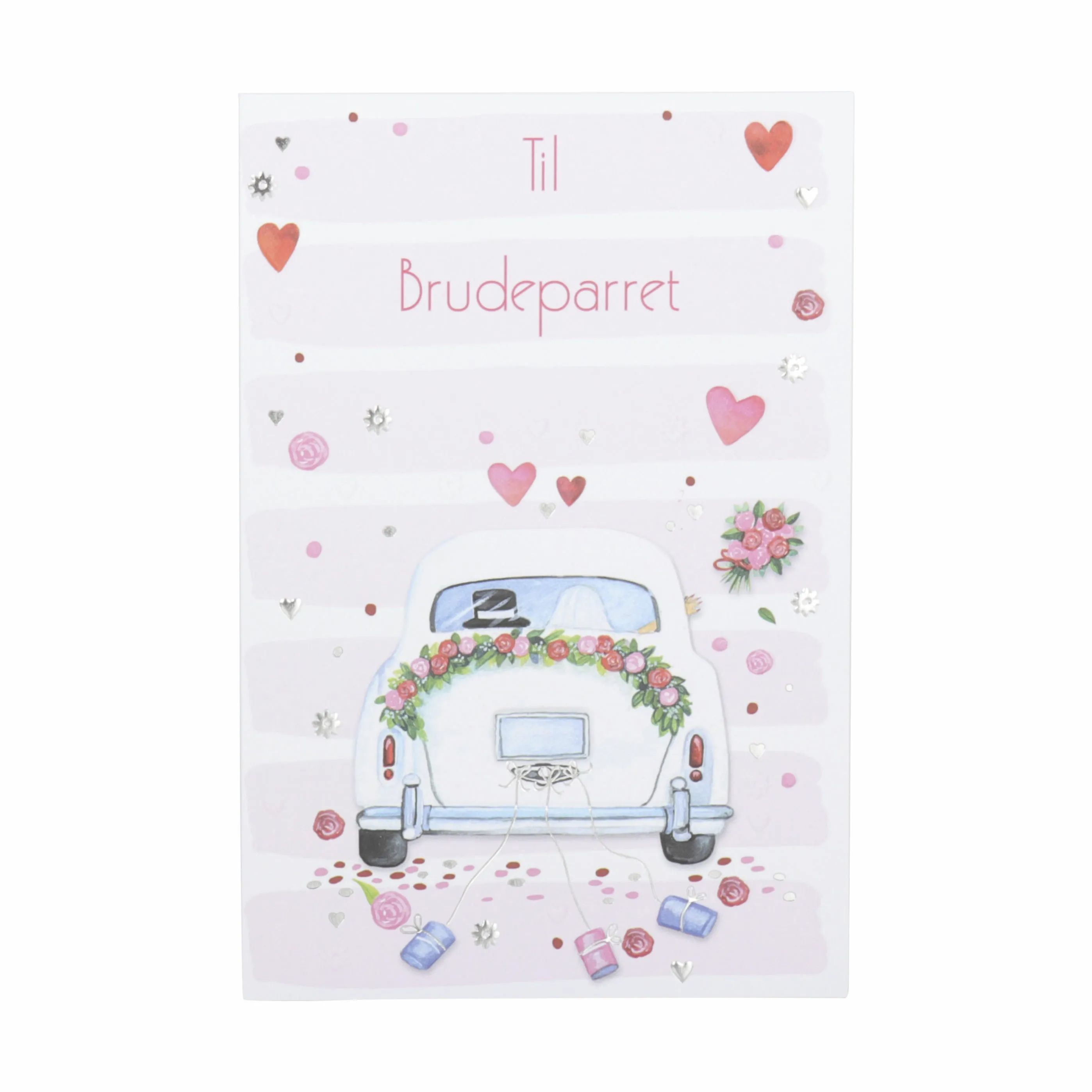 CASA Living Kort Kort - Til Brudeparret i Pink, 1