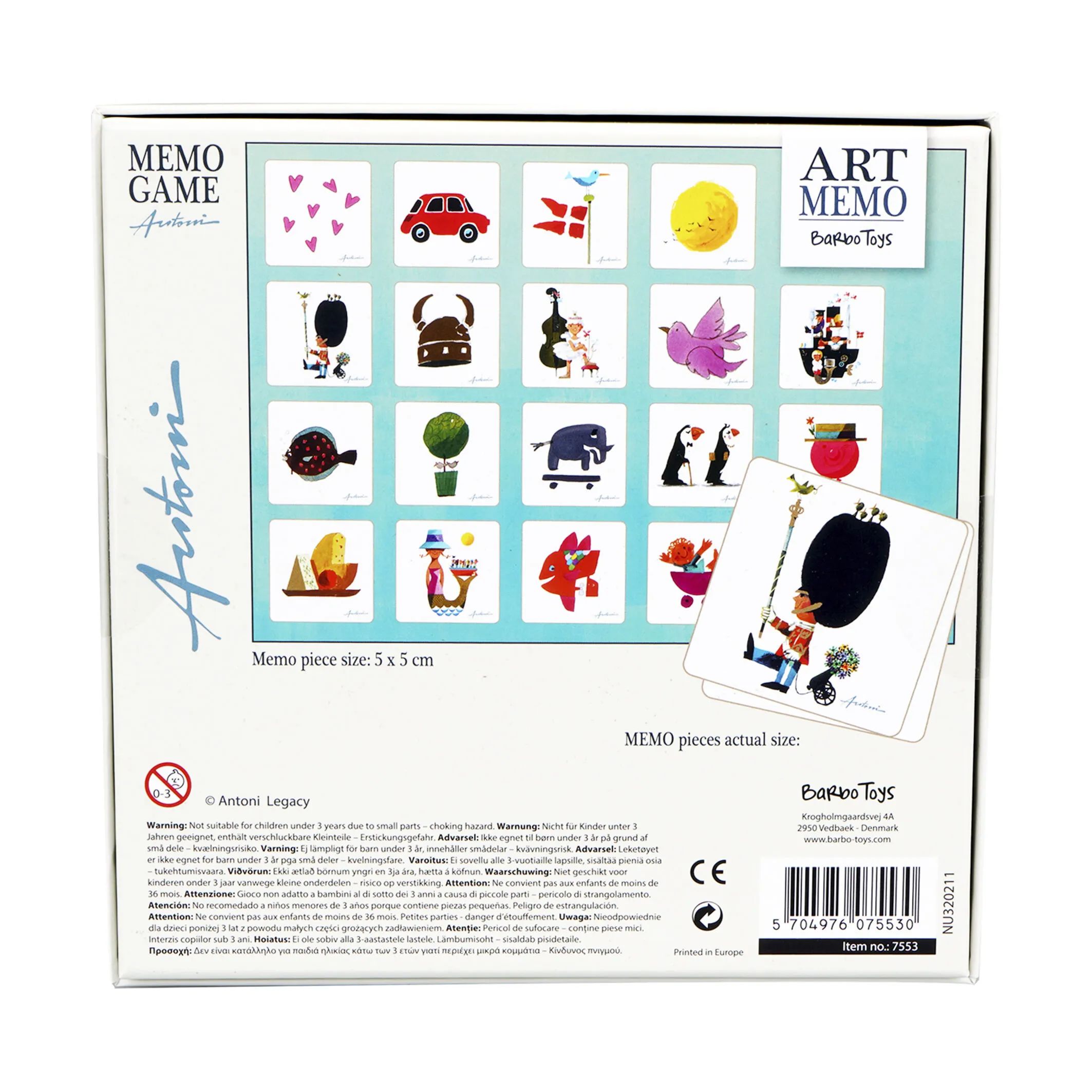 Barbo Toys Spil Ib Antoni Huskespil - Danmark i Multifarvet, 4