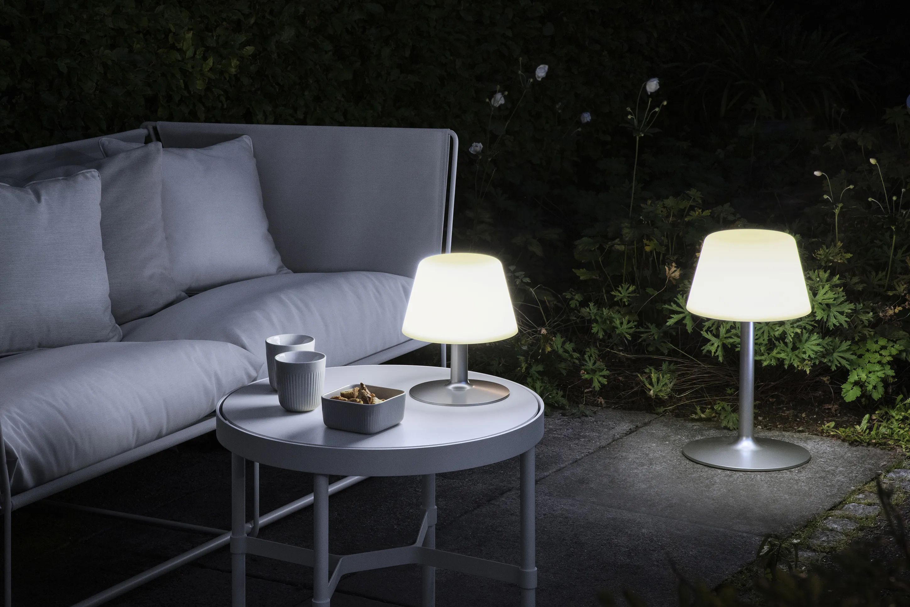 Eva Solo LED-lamper SunLight Lounge LED Bordlampe i Hvid, 24,5 cm, 2