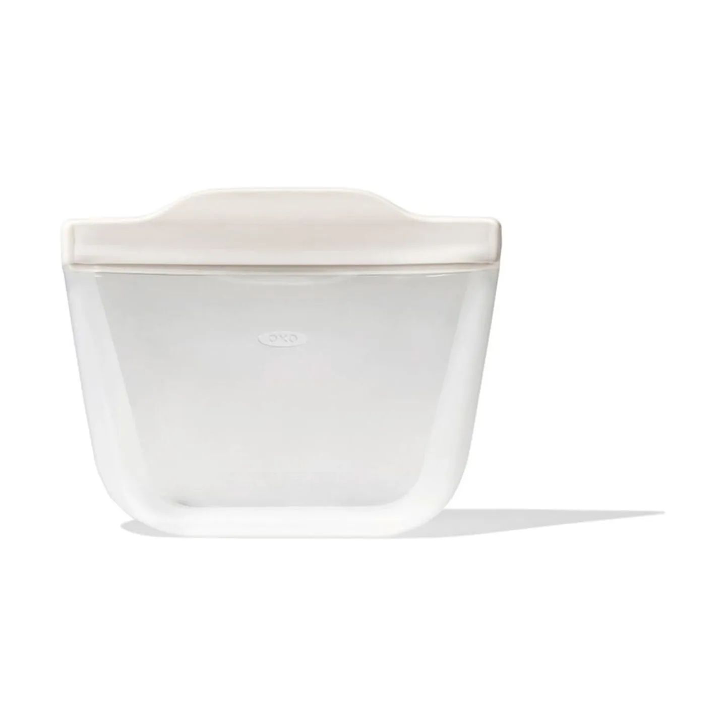 OXO Silikoneposer Good Grips Genanvendelig Pose i Hvid, H16 x B13 x L5,5 cm, 1