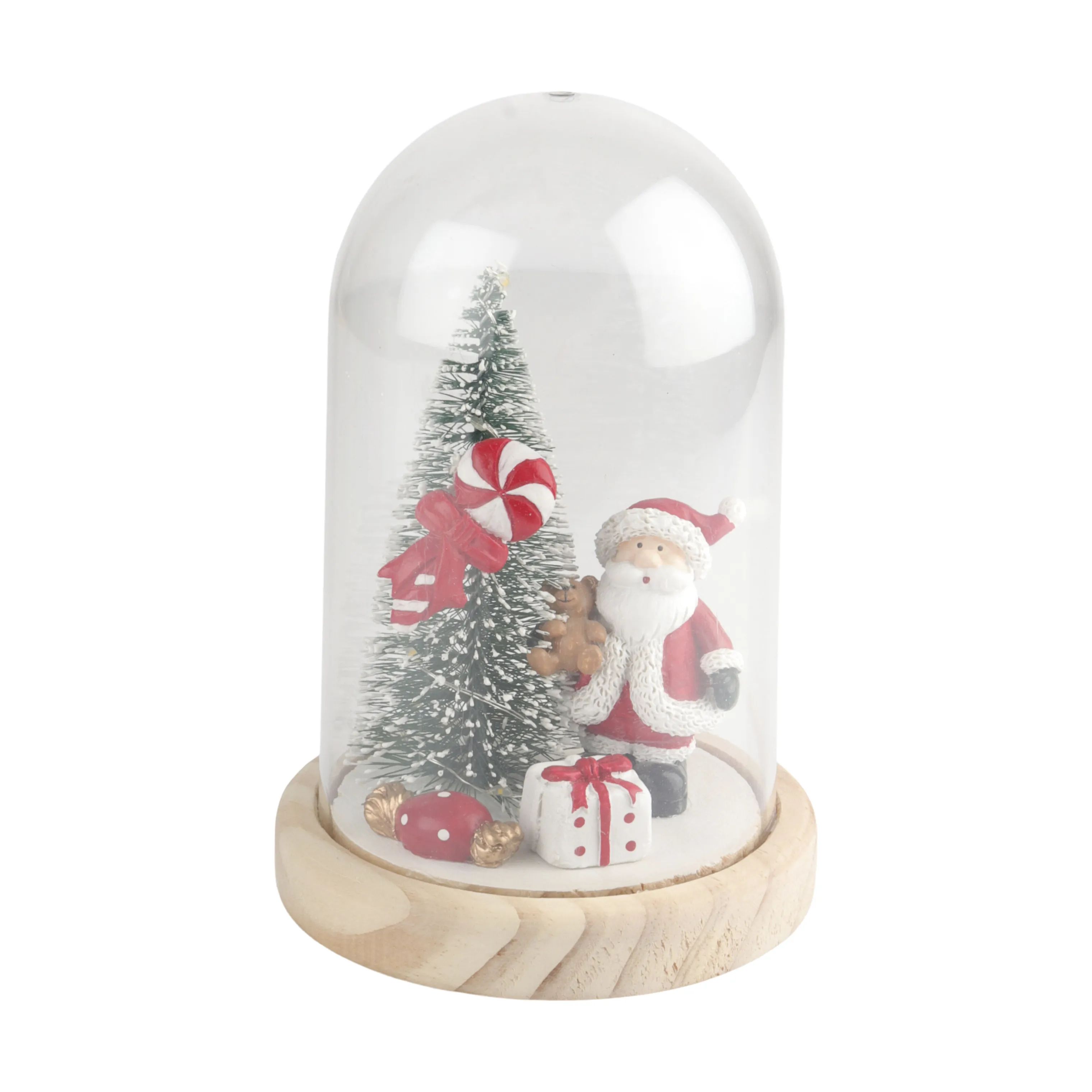 Casa Christmas Øvrigt julepynt Dome i Grøn/rød/hvid, 1