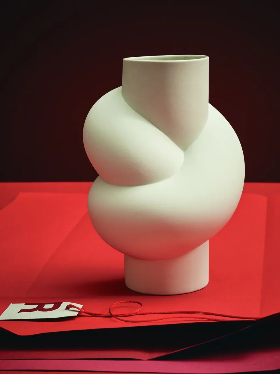 Rosenthal Vaser Node Vase i Hvid, 25,5 cm, 2