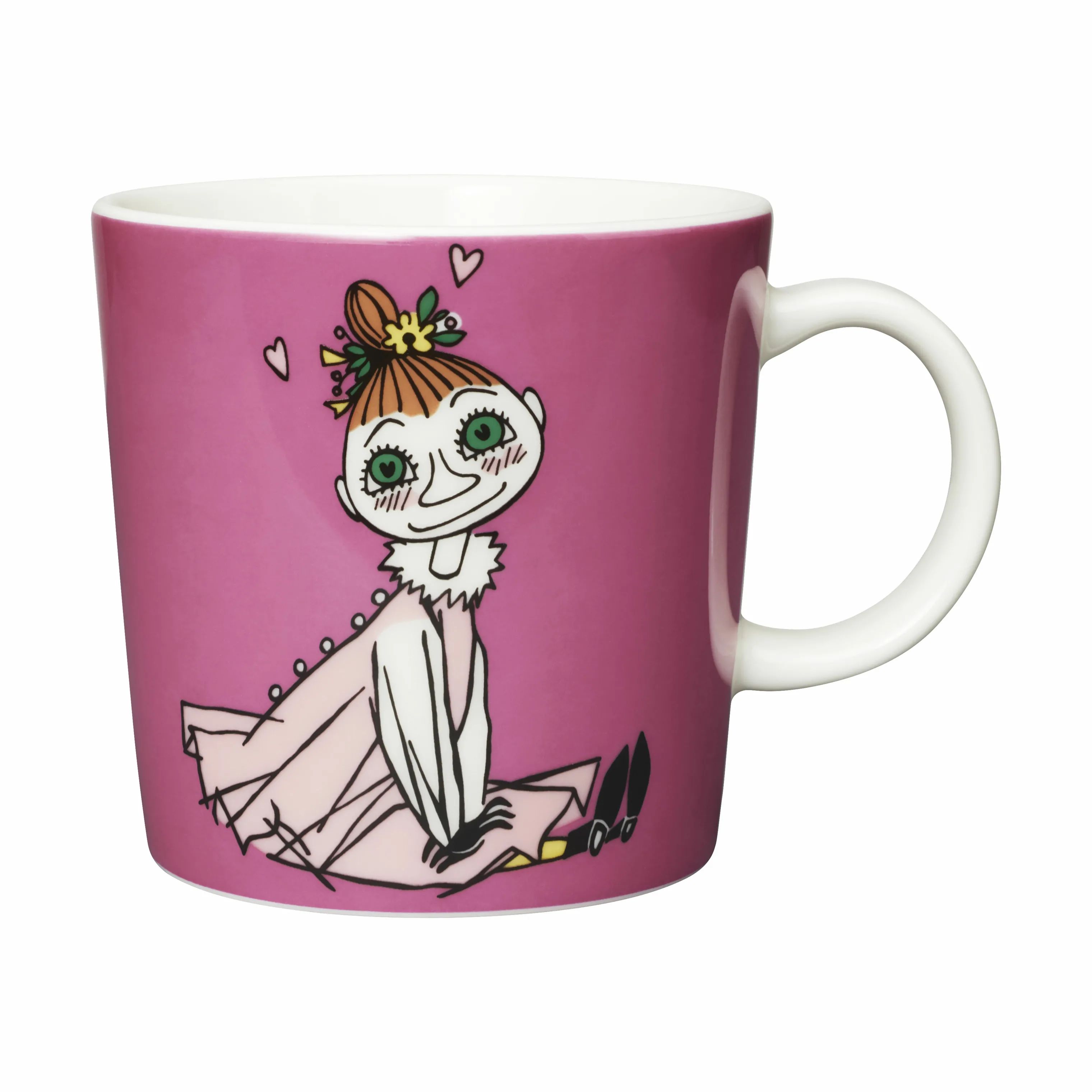 Moomin Arabia Krus og kopper med hank Ferieklar Krus - Mymlen i Mymlen, 30 cl, 1