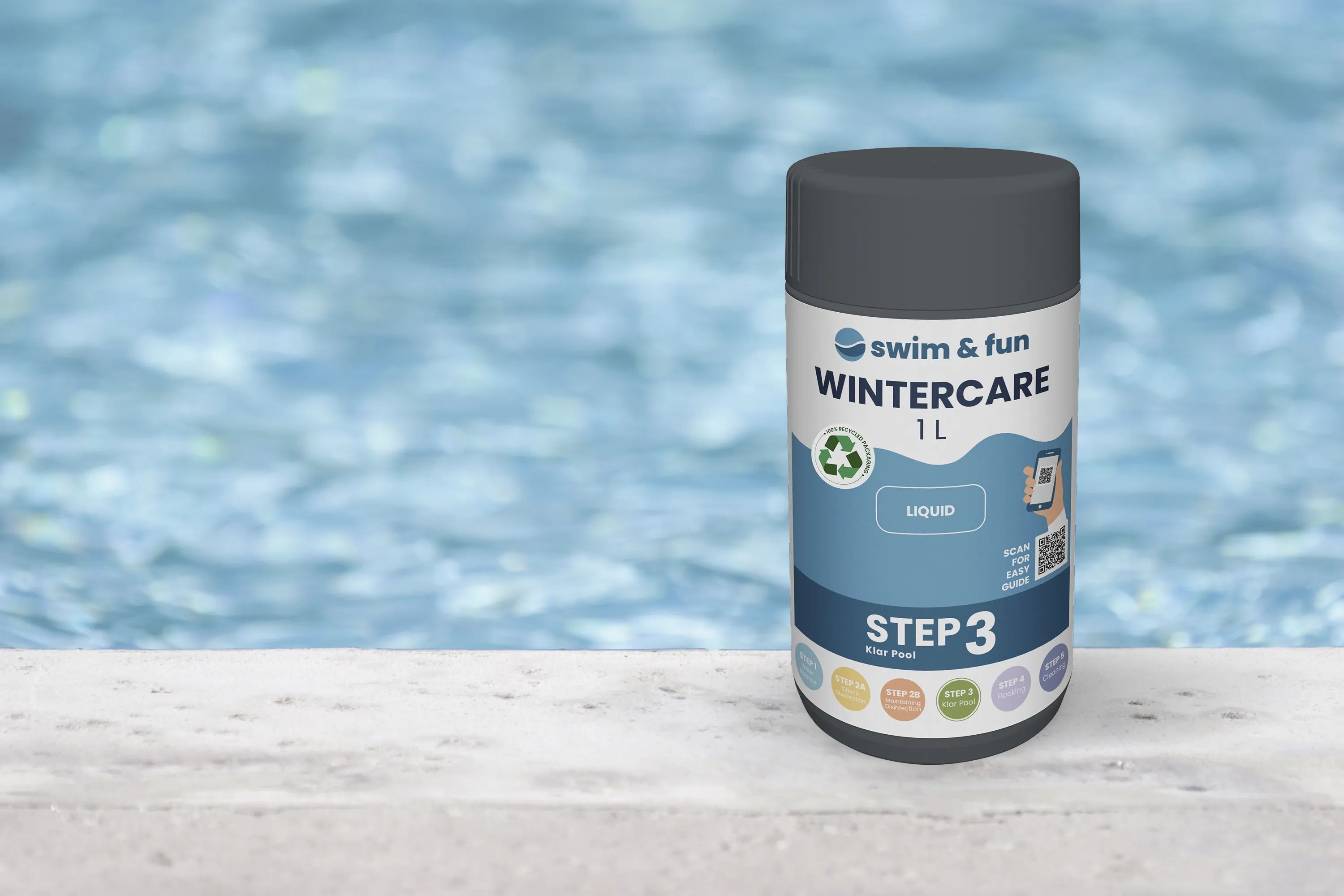 Swim & Fun Poolrengøring WinterCare i Grå, 2