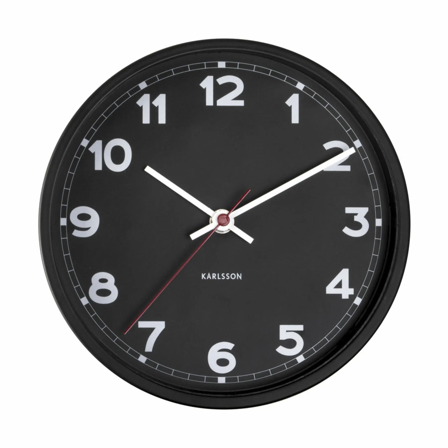 Karlsson Vægure New Classic Vægur i Sort/hvid, 20 cm, 1