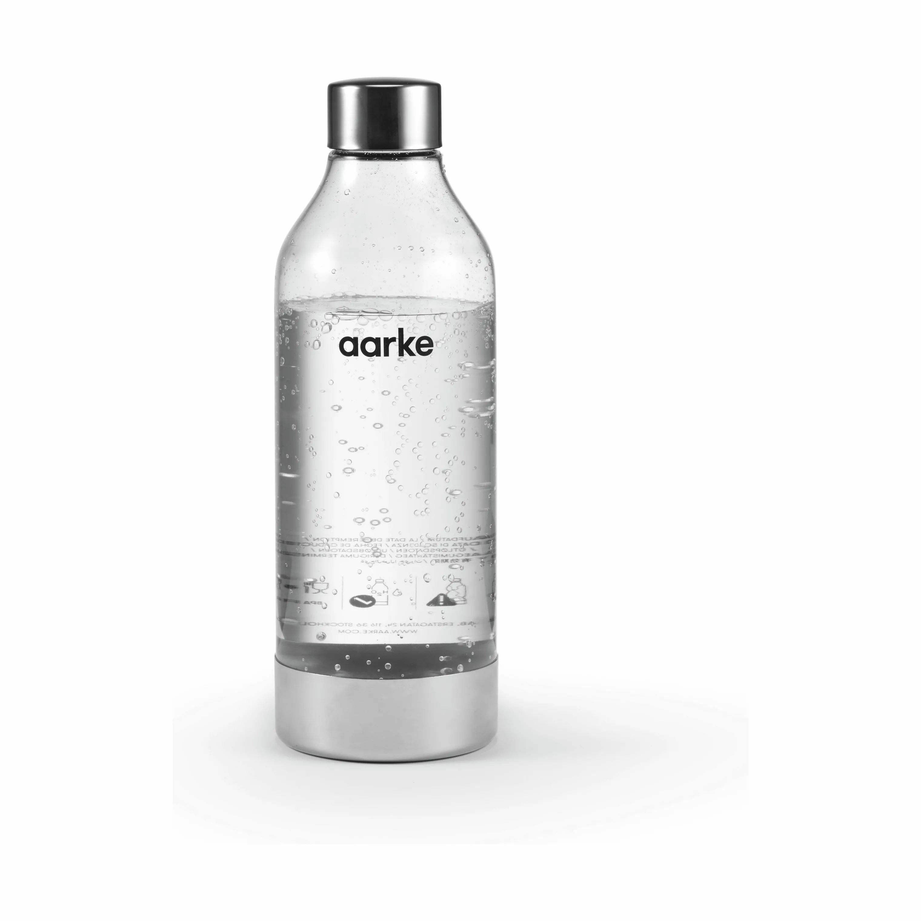 Aarke Flasker til sodavandsmaskine Carbonator Flaske i Klar/stål, 1