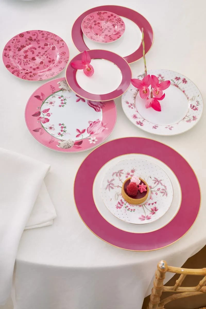 PIP Studio Middagstallerkener Jolie Tulip Tallerken i 23 cm, 3