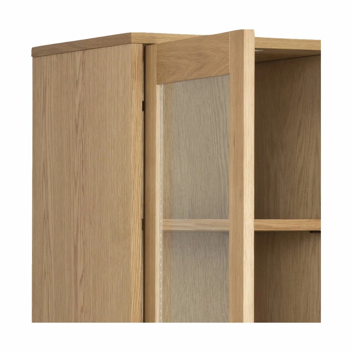CASA Living Reoler og tilbehør Nagano Vitrine i Eg, 6
