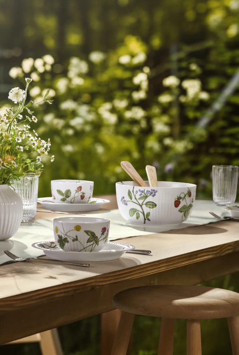 Kähler Skåle Hammershøi Sommer Skål i Engblomster, 12 cm, 3