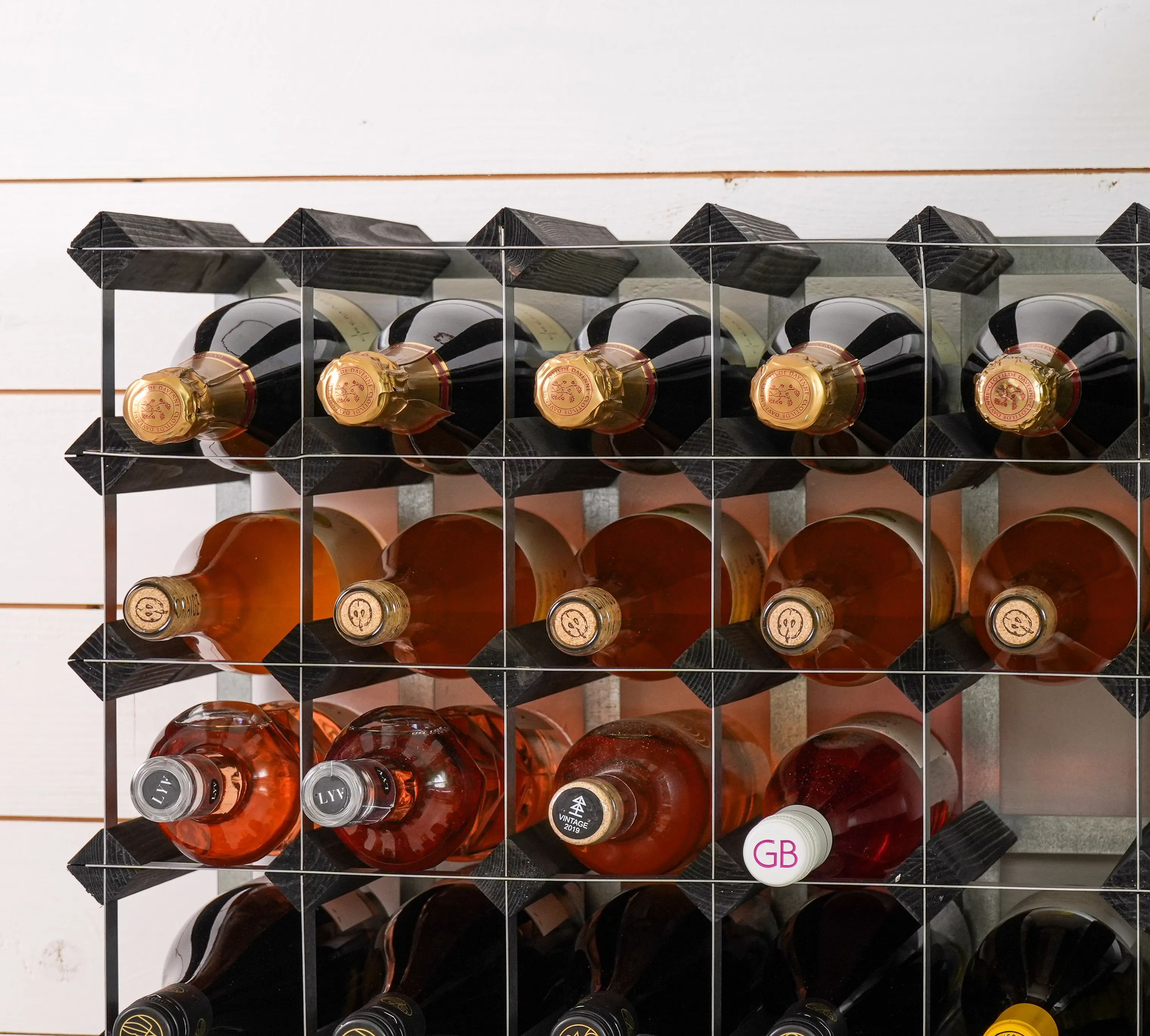 Traditional Wine Racks Vinreoler Vinreol i Sort ask, 72 flasker, 5