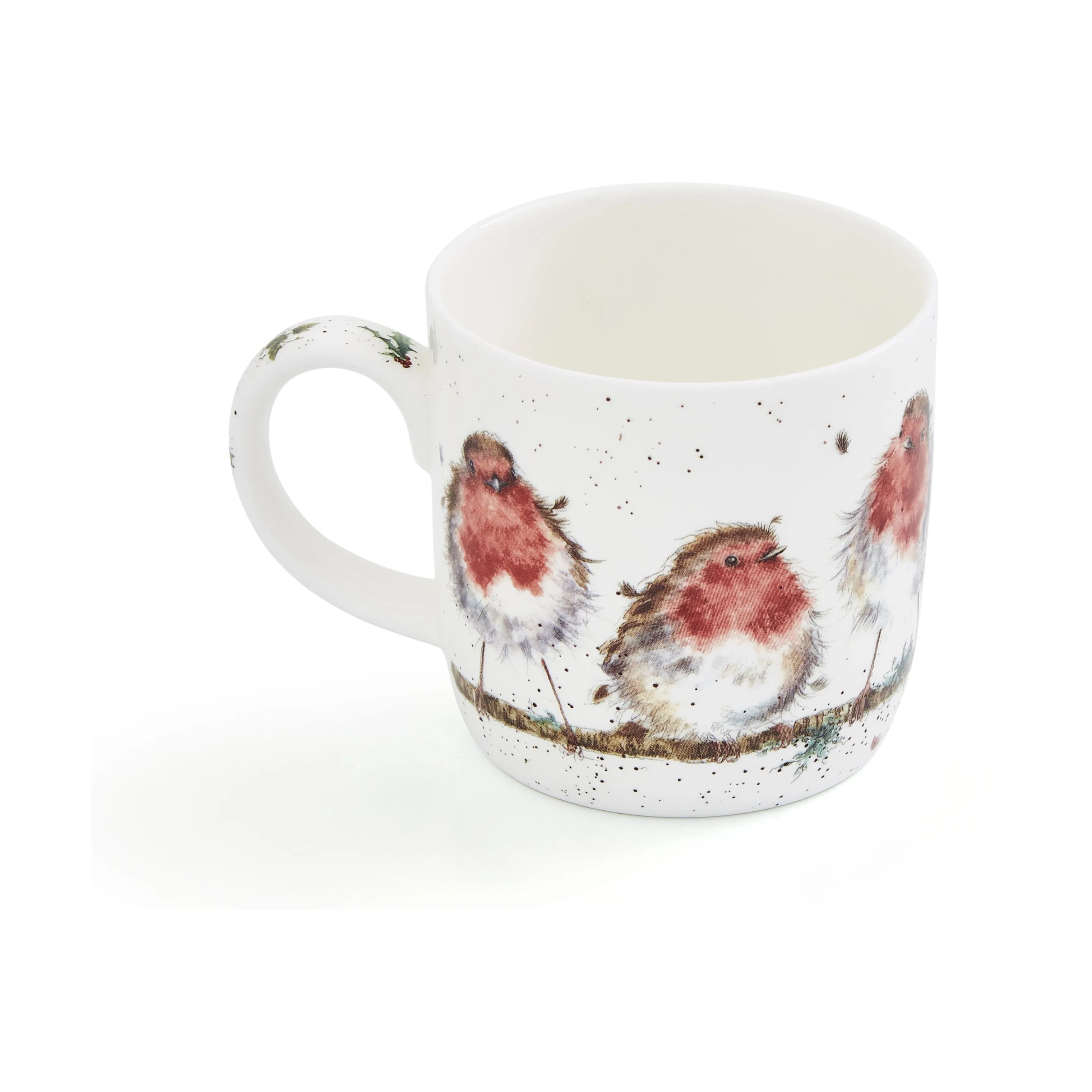 Royal Worcester Krus og kopper med hank Wrendale Krus - Rockin robins i Rockin Robin, 4