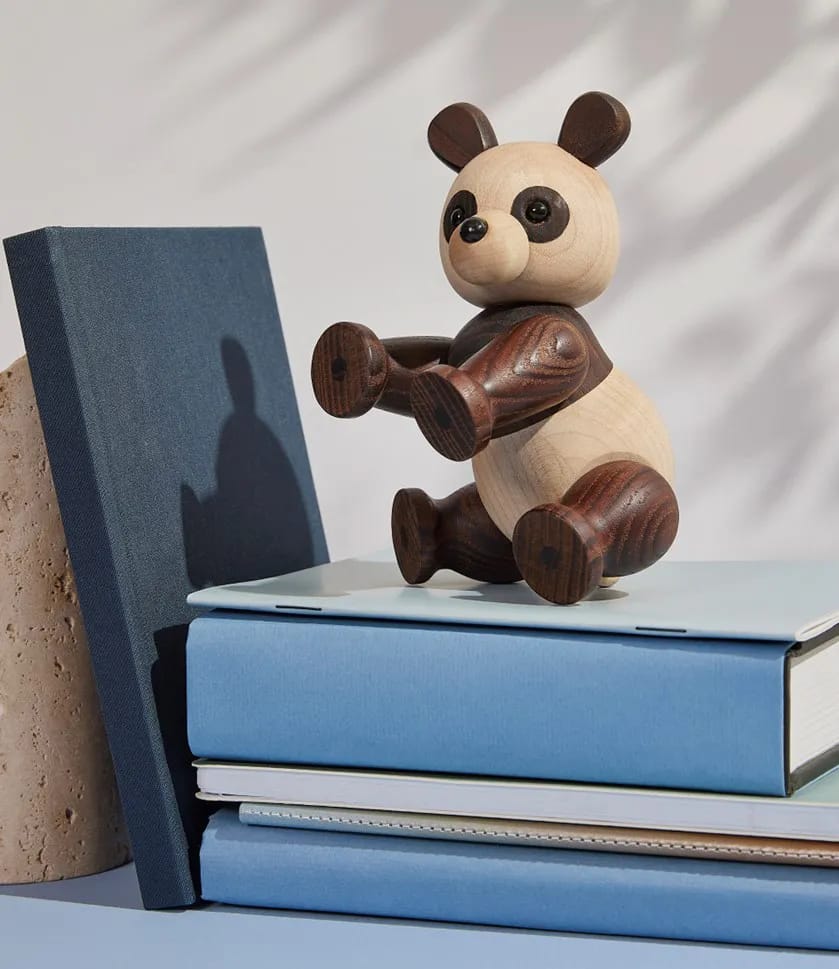 Spring Copenhagen Dyrefigurer Panda Polly i Sort/hvid, 3