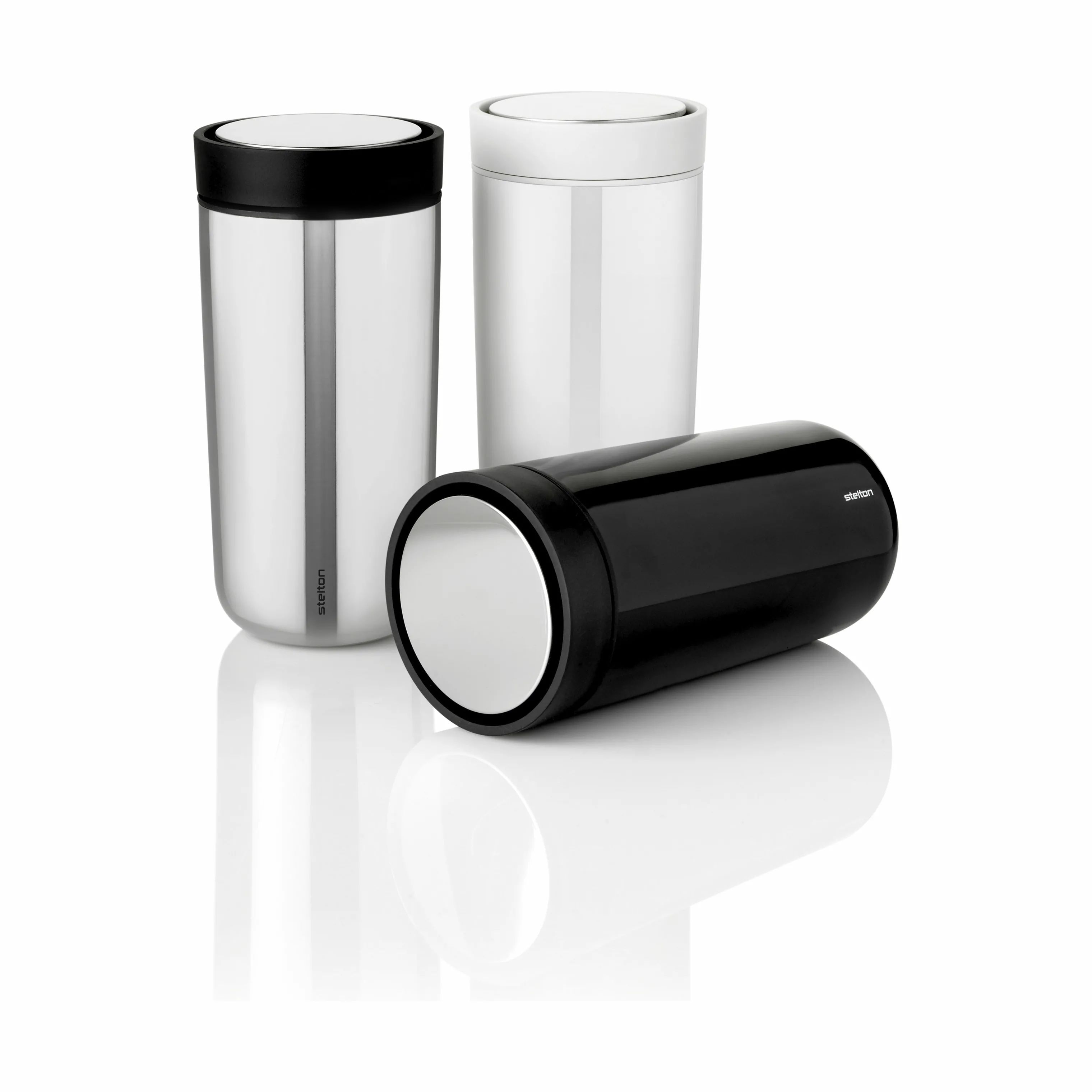 Stelton To go kopper To Go Click Rejsekrus i hvid, 40 cl, 2