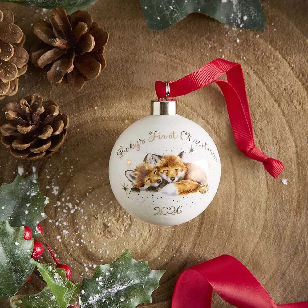 Royal Worcester Julekugler Wrendale Julekugle - Babys first christmas i Babys first christmas, 2