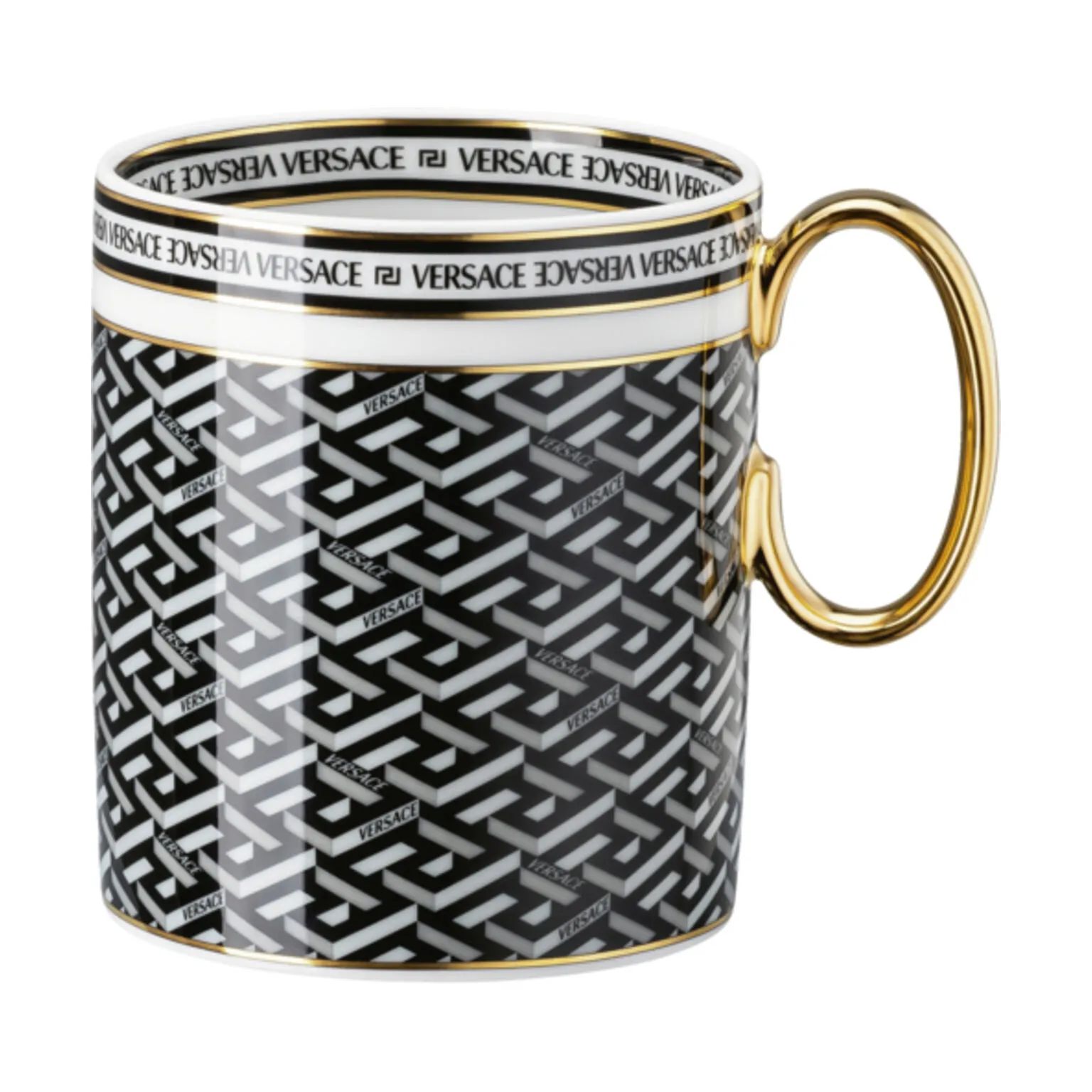 Versace Krus og kopper med hank Signature Krus i Sort, 1