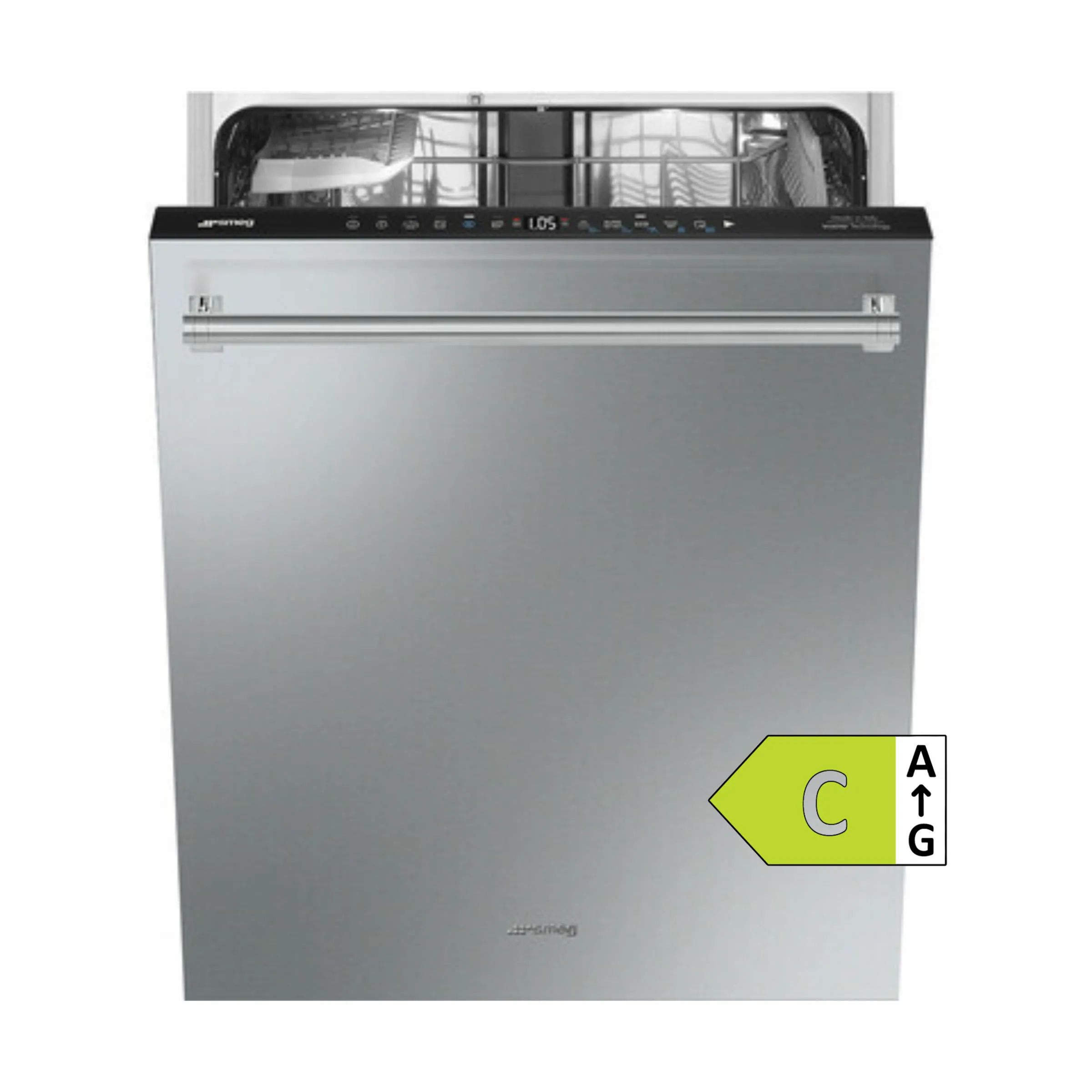 Smeg Opvaskemaskiner Classic Opvaskemaskine i rustfrit stål, 1
