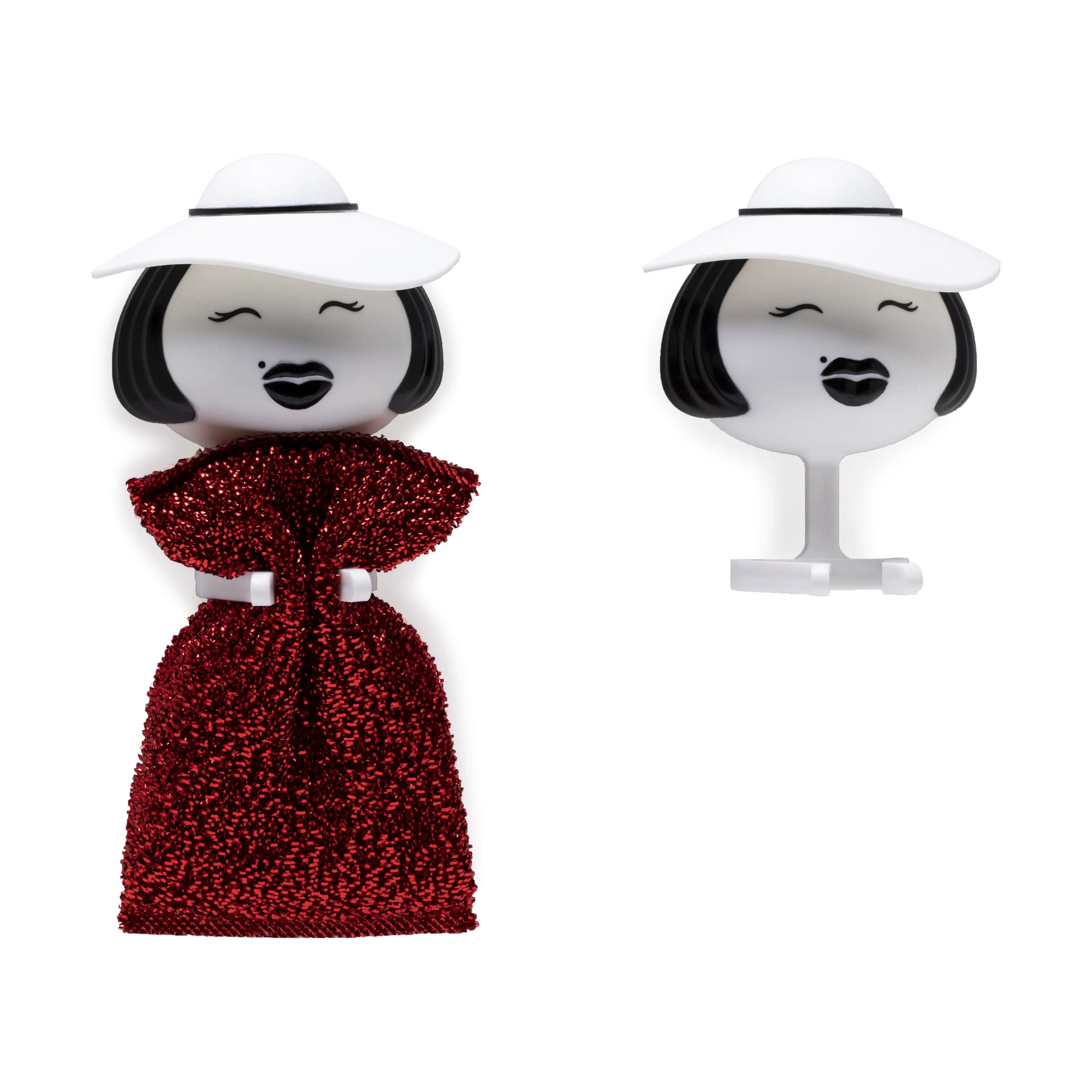 Peleg Design Øvrigt tilbehør til opvask Holder til Skuresvamp - Mrs Sponge i dame, 4