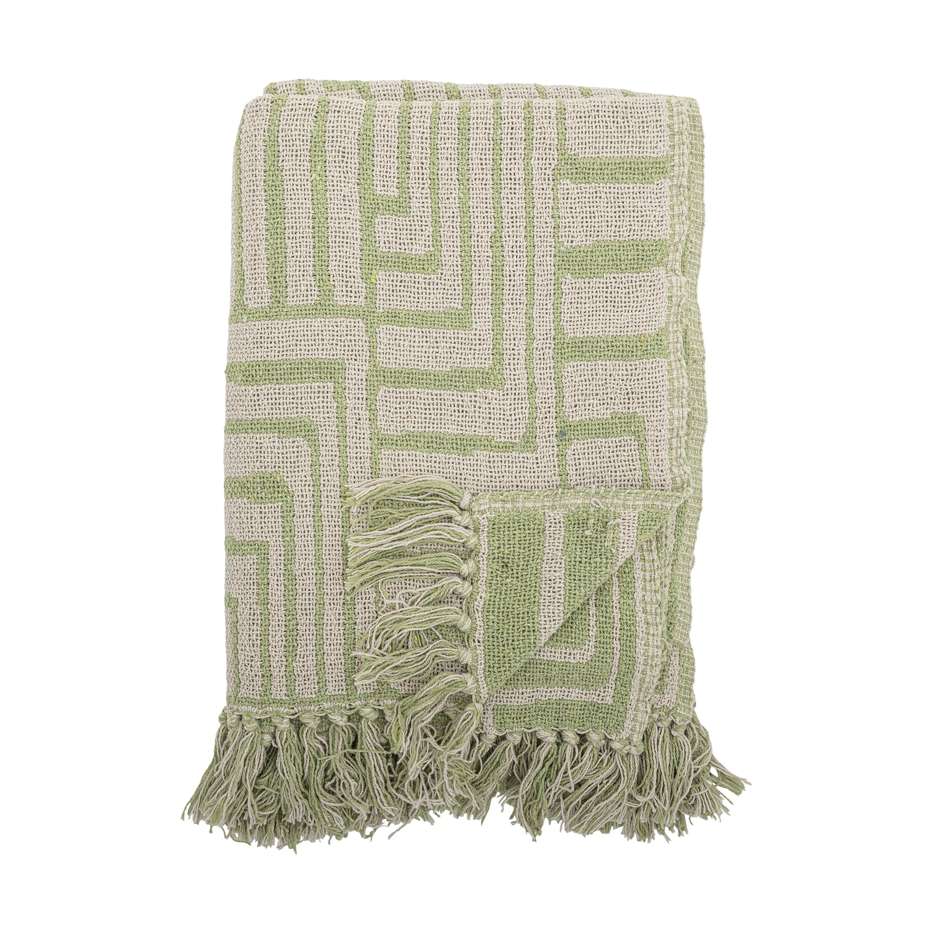 Creative Collection Plaider Velva Plaid i Grøn, 1