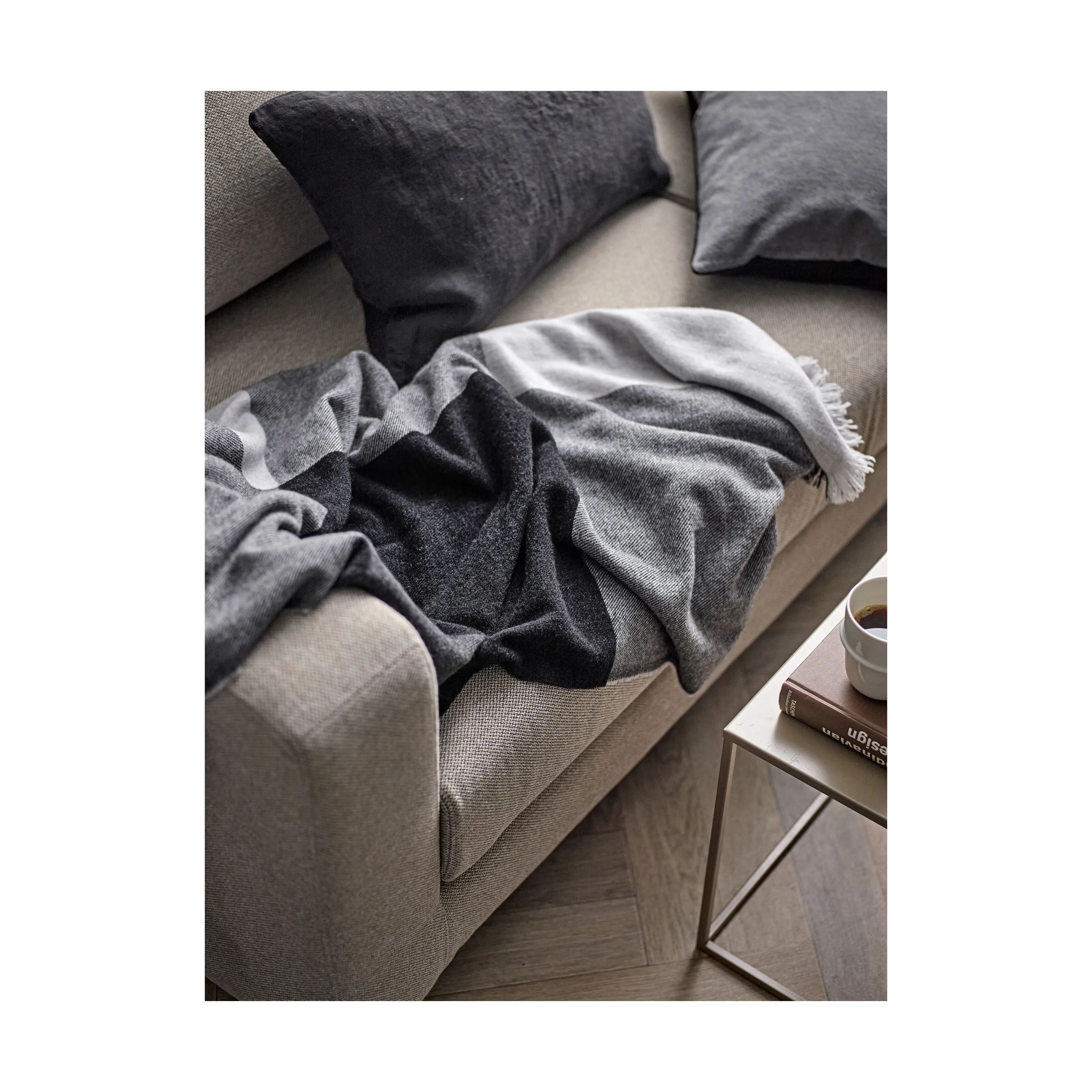 Södahl Plaider Merino Plaid i Ash, 2