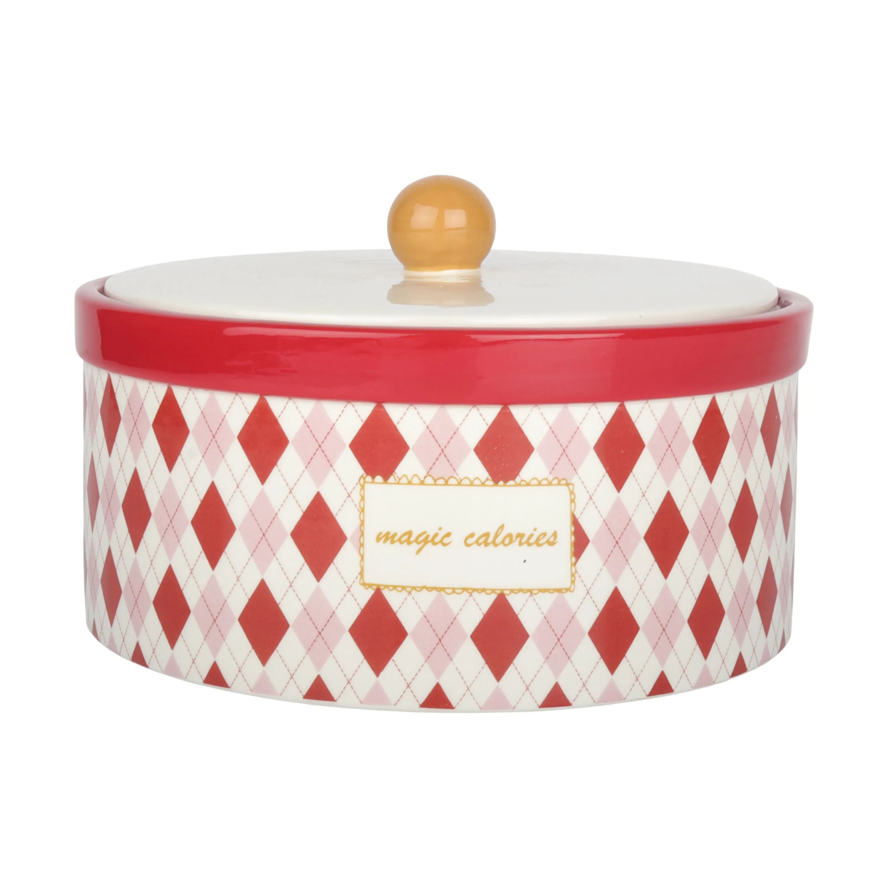 Casa Christmas Krukker med låg Kagekrukke i 12,5 cm, 1