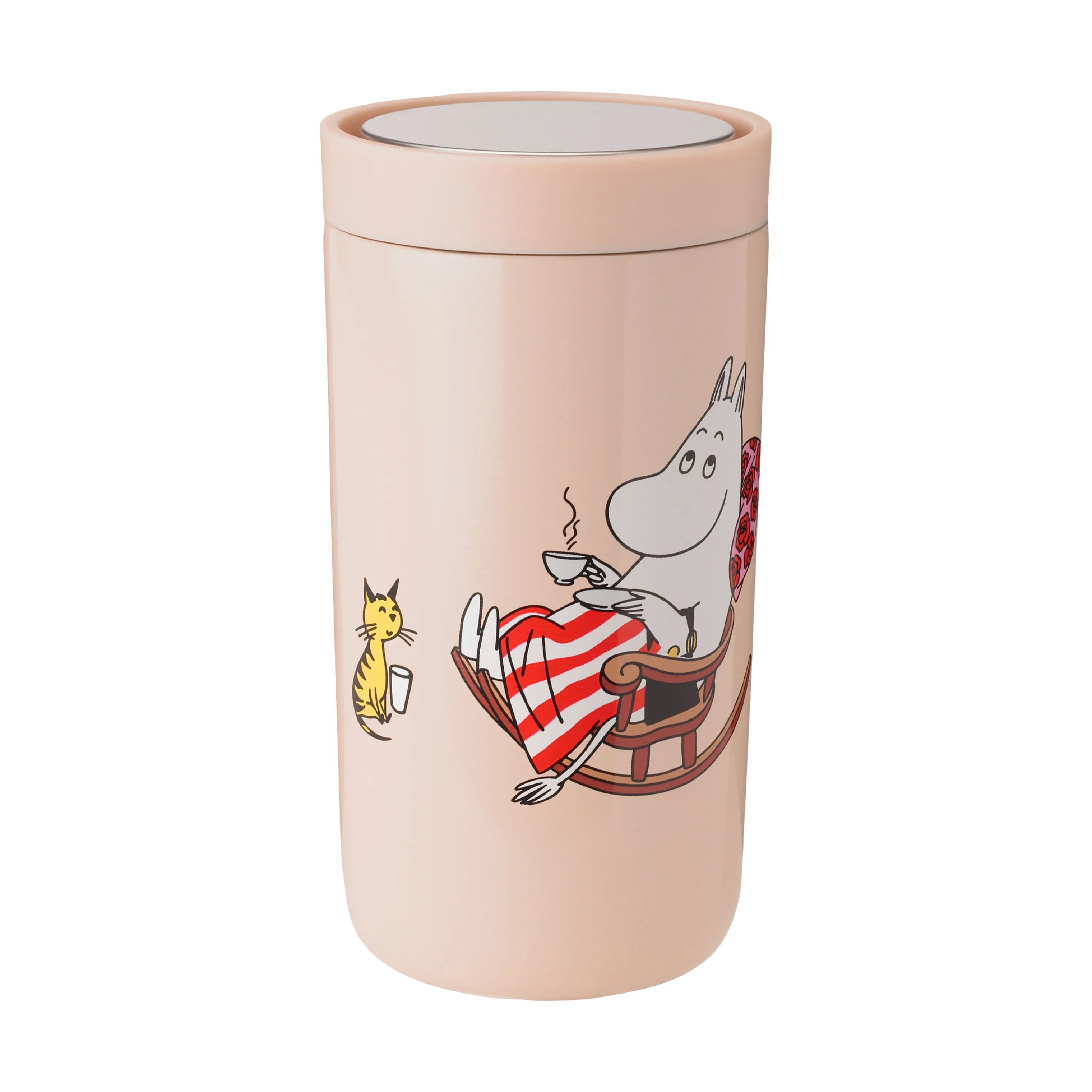 Stelton To go kopper Drink-It To-Go Click Termokop i Moomin mamma, 20 cl, 1