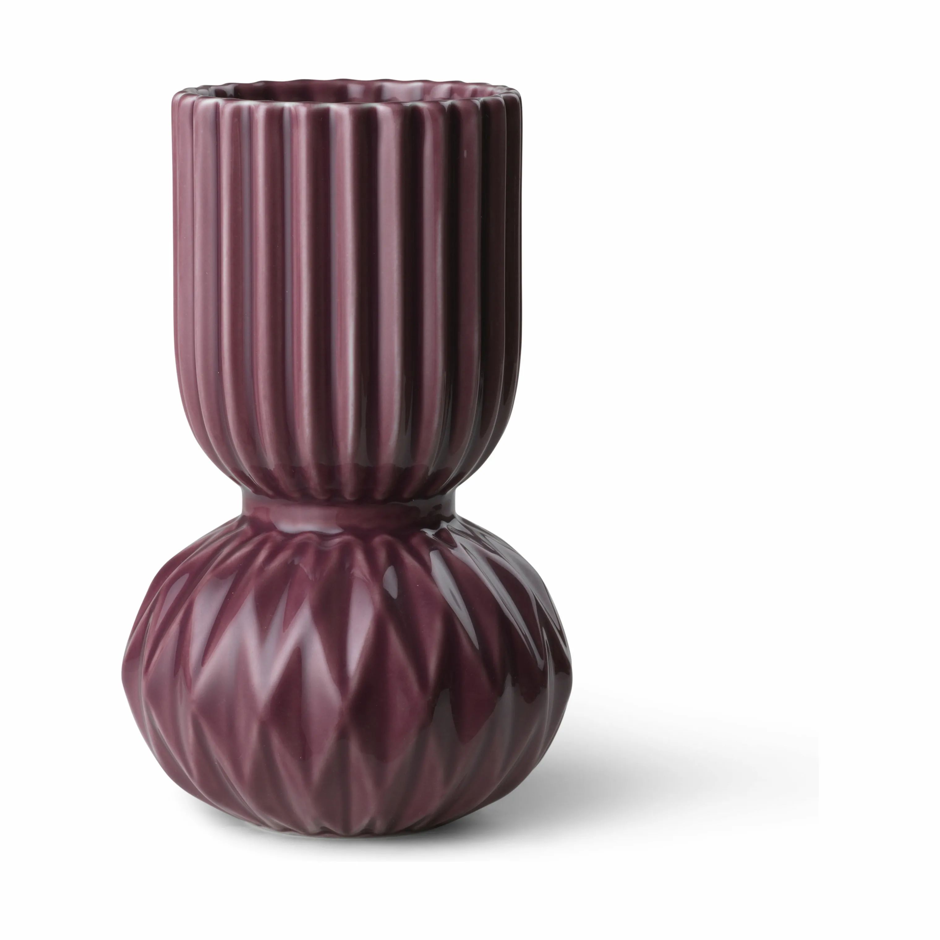 Dottir Vaser Samsurium Rufflebell Vase i Aubergine, 1