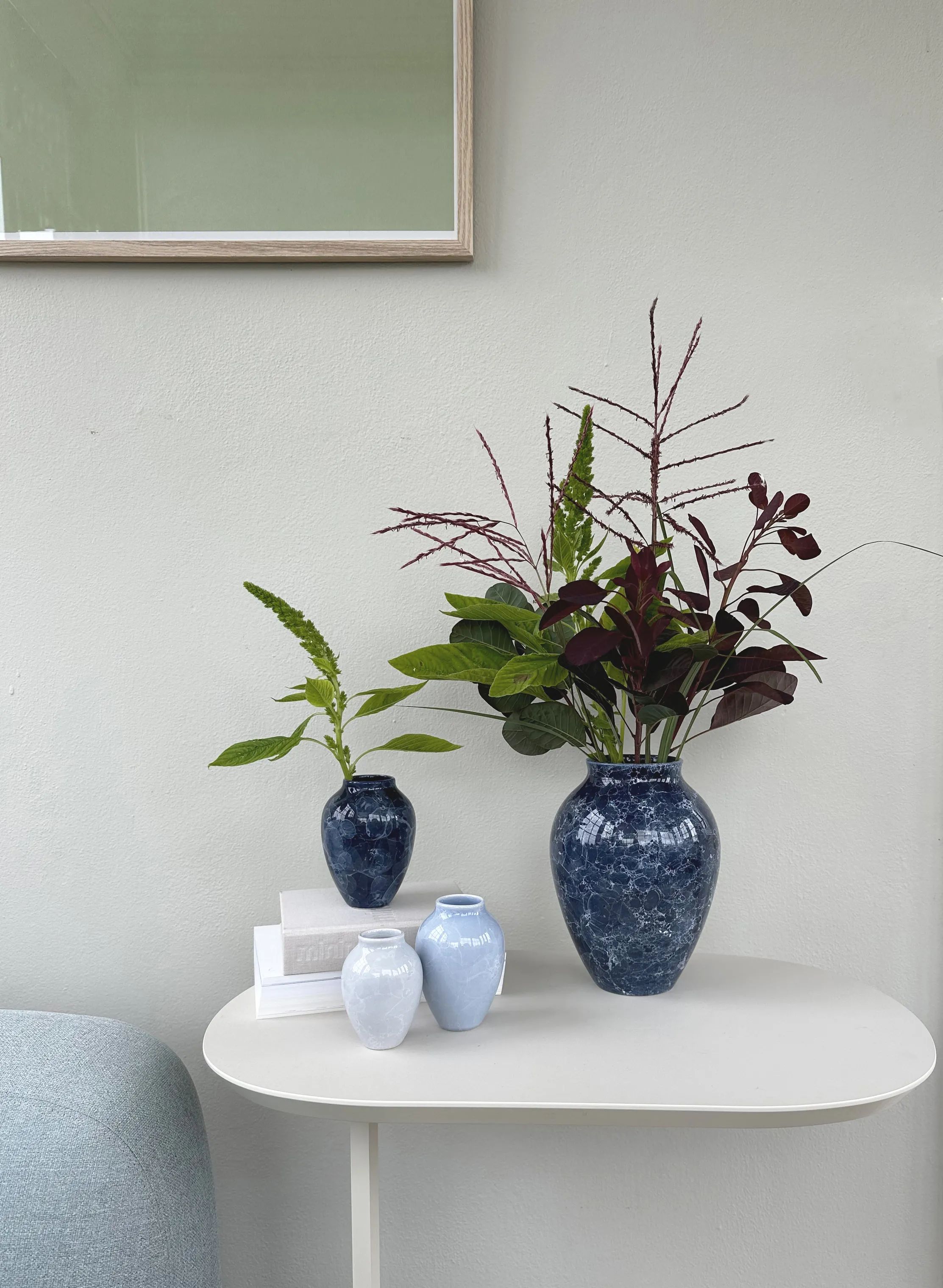 Knabstrup Keramik Vaser Knabstrup Natura Vase i Natura blue, 3