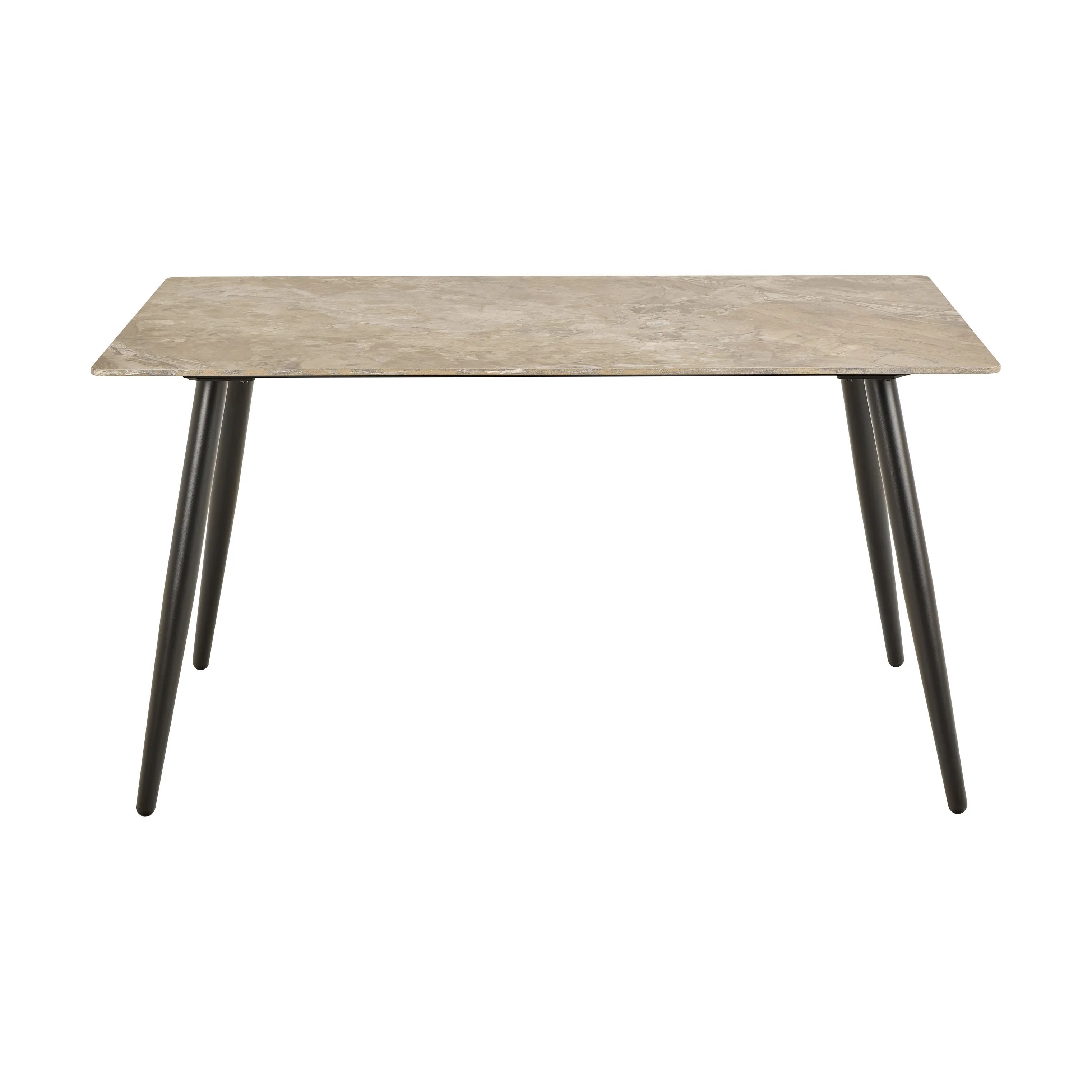 CASA Living Spiseborde Wicklow Spisebord i Brun Aberta/mat sort, 1