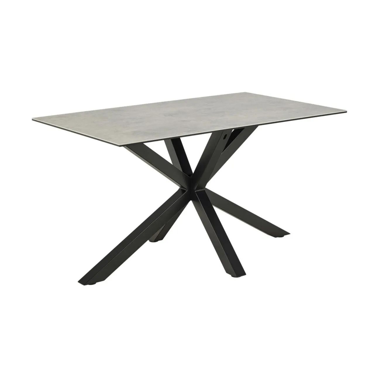 CASA Living Spiseborde Heaven Spisebord i Grå anista, H75,5 x B135 x L80 cm, 3