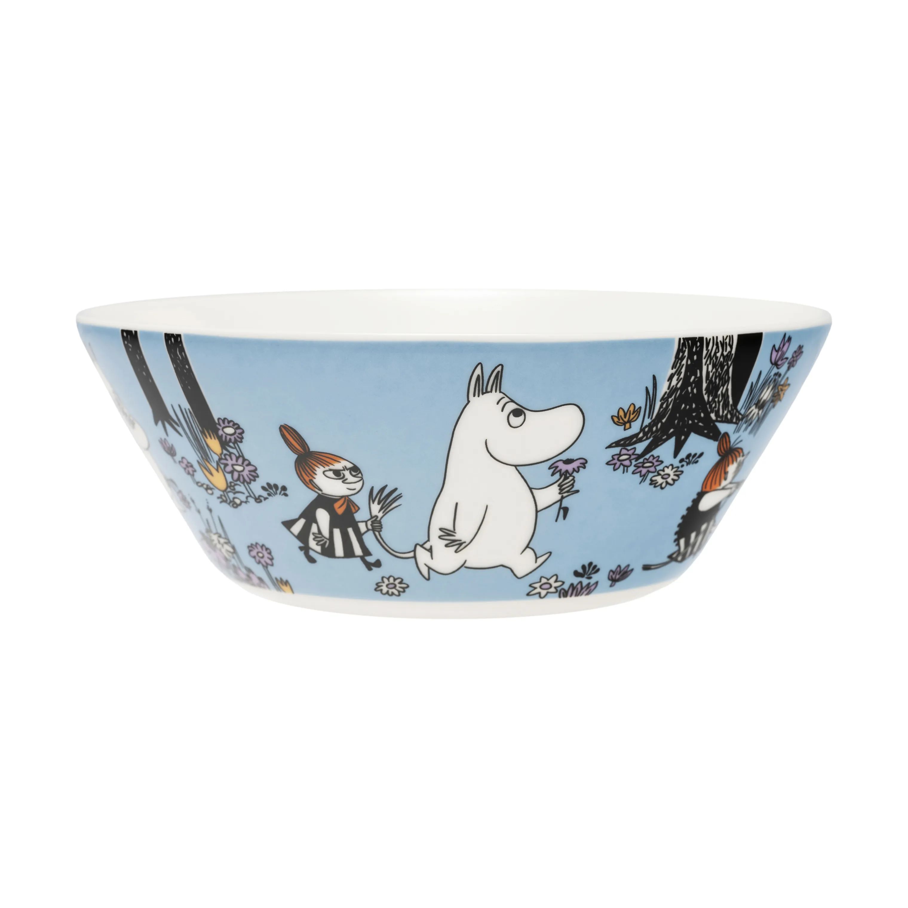 Moomin Arabia Serveringsskåle Klassisk Skål - Venner i Blå/venner, 1
