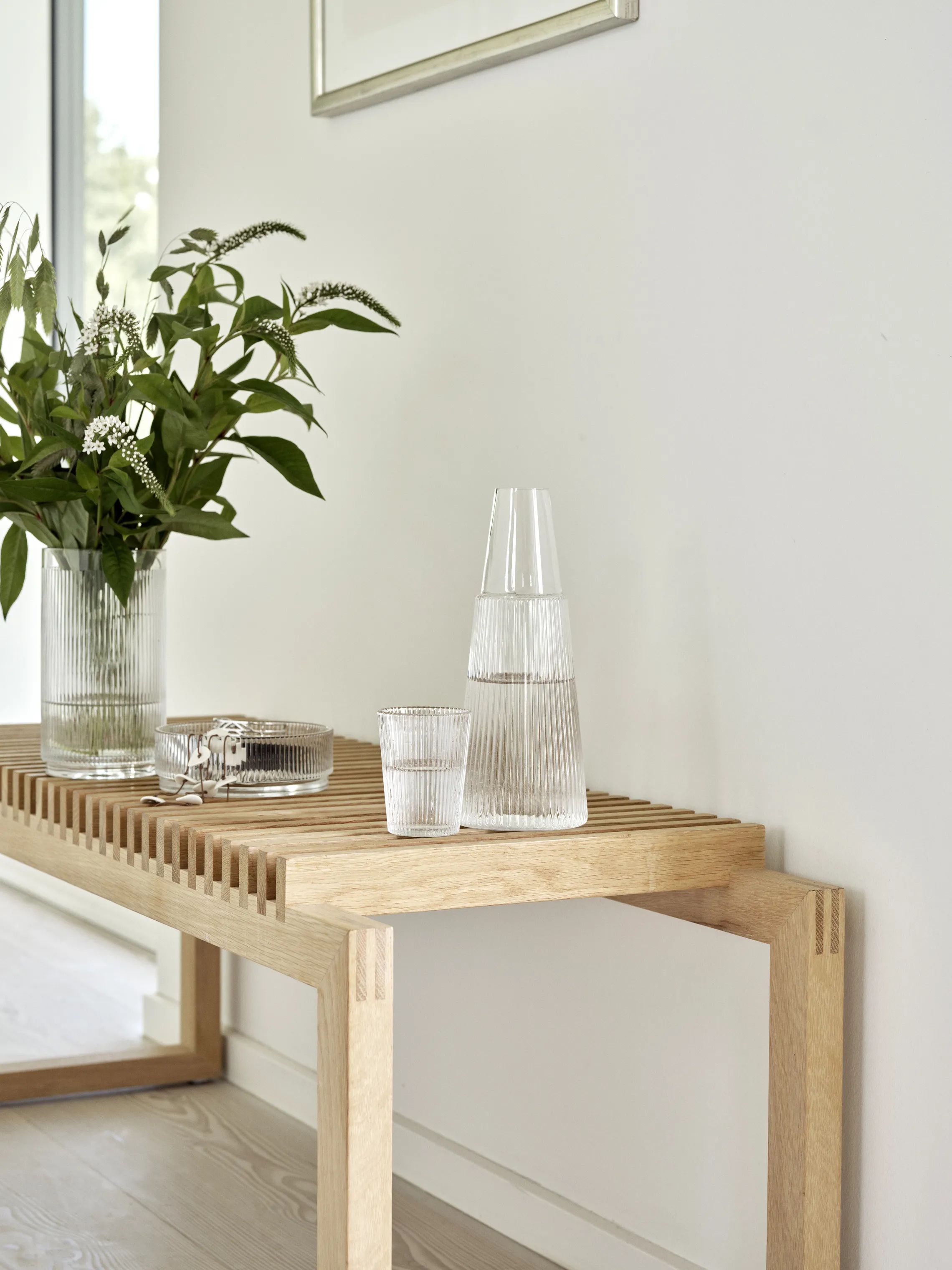 Stelton Vandkarafler Pilastro Karaffel m. glas i Klar, 2