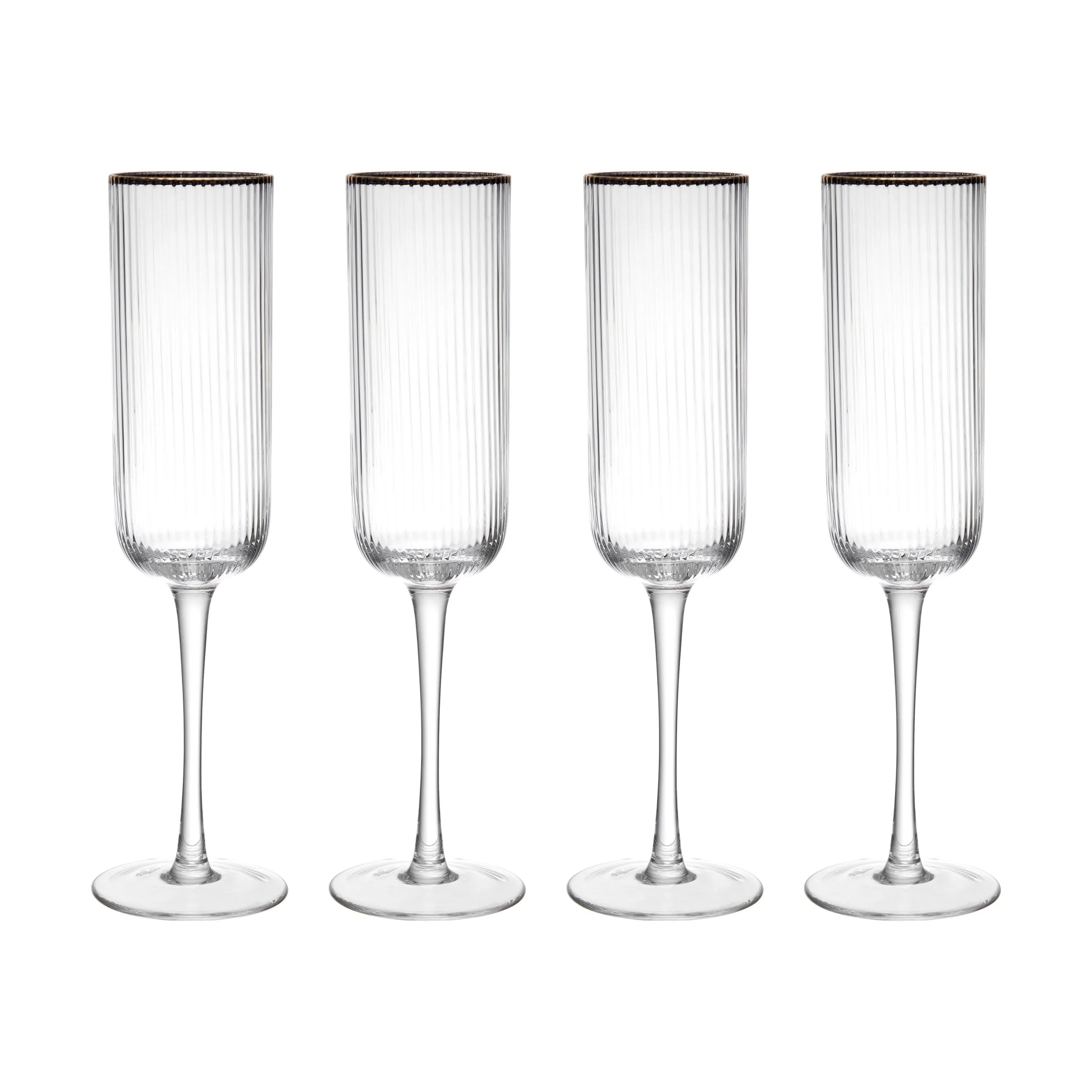 Mikasa Champagneglas Sorrento Champagneglas - 4 stk. i Klar, 1