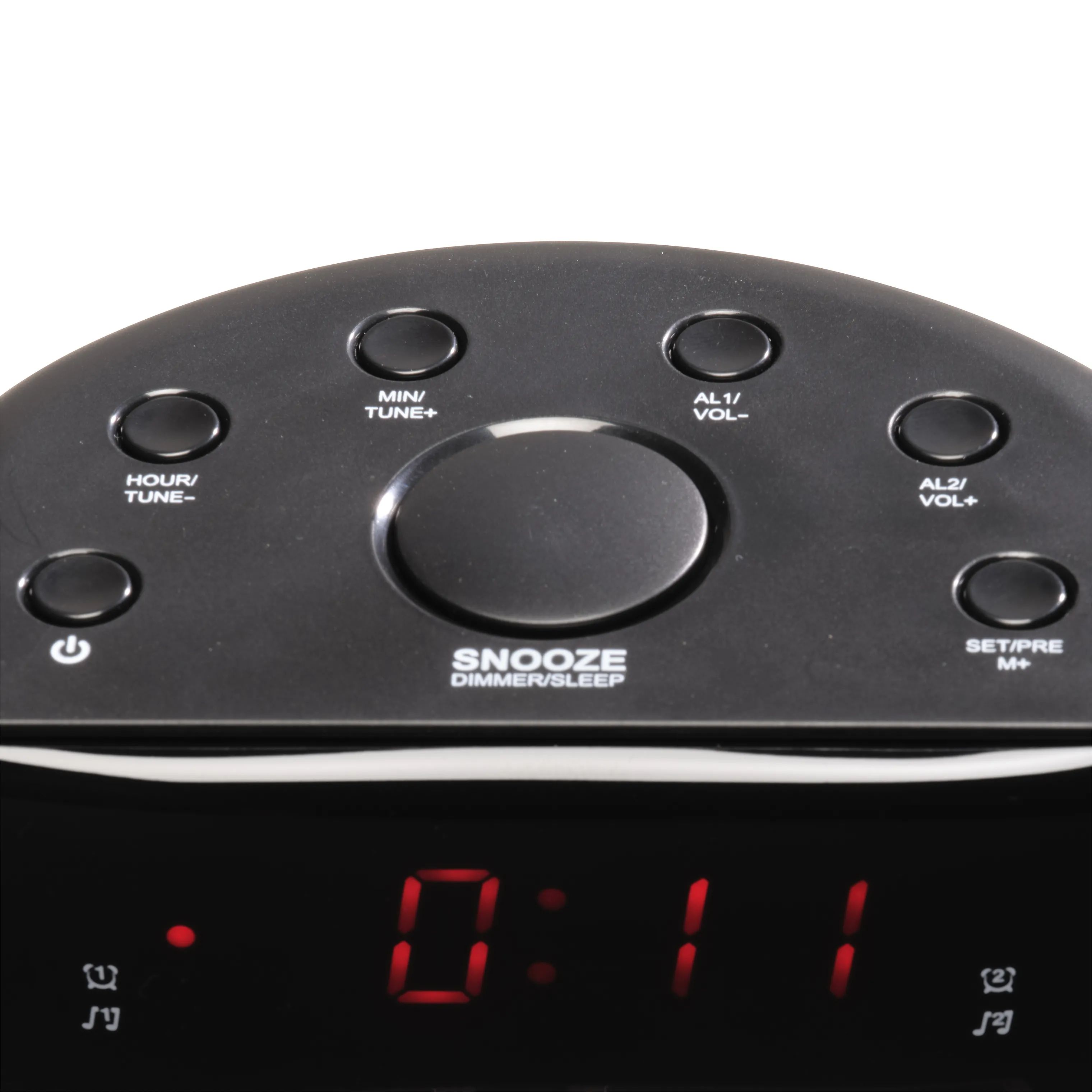 Denver Vækkeure Clockradio CR-430 i sort, 2