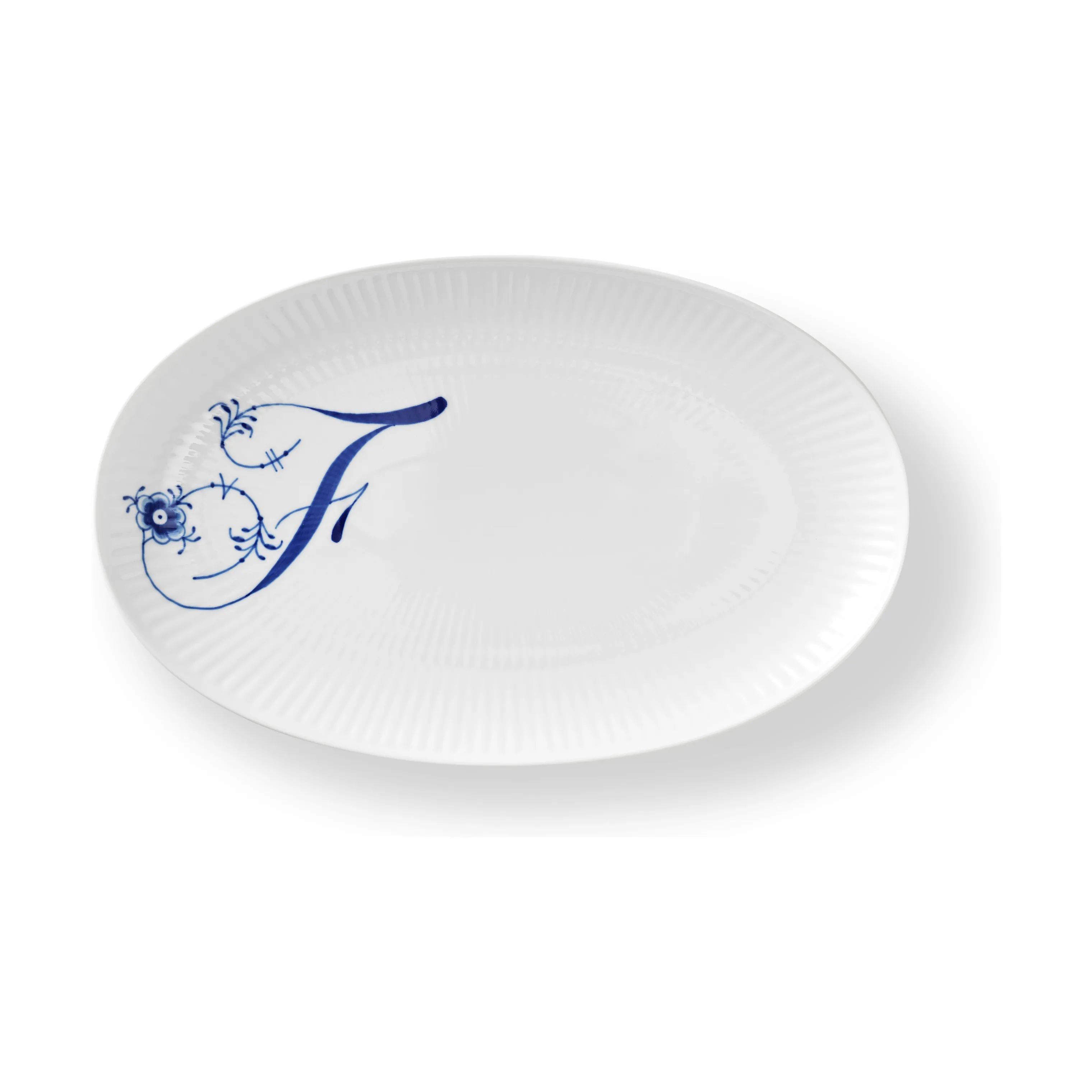 Royal Copenhagen Frokosttallerkener Alfabet Kollektion Tallerken - F i F tallerken, 1