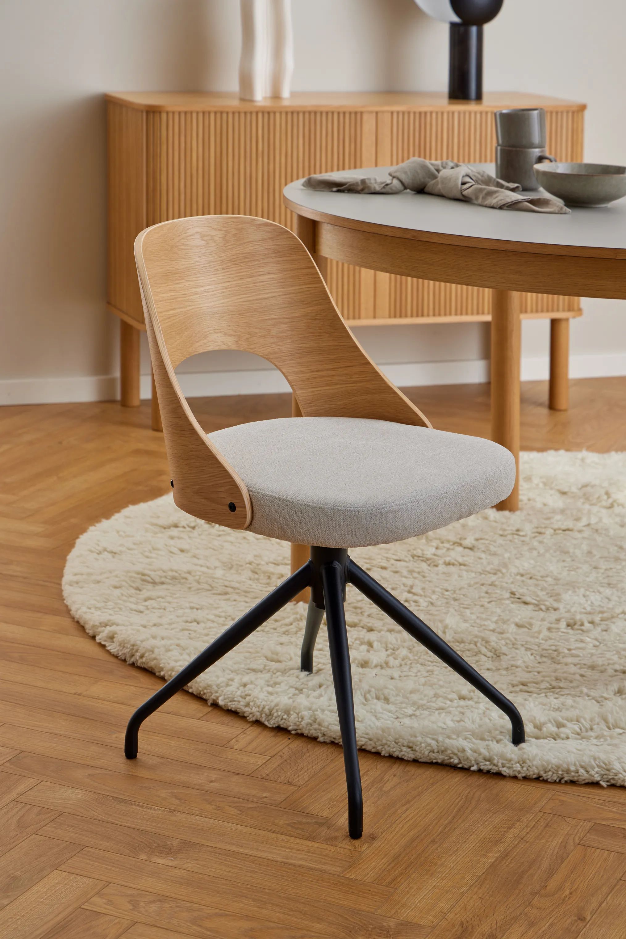 CASA Living Spisebordsstole Lucy Spisebordsstol i Beige, 2