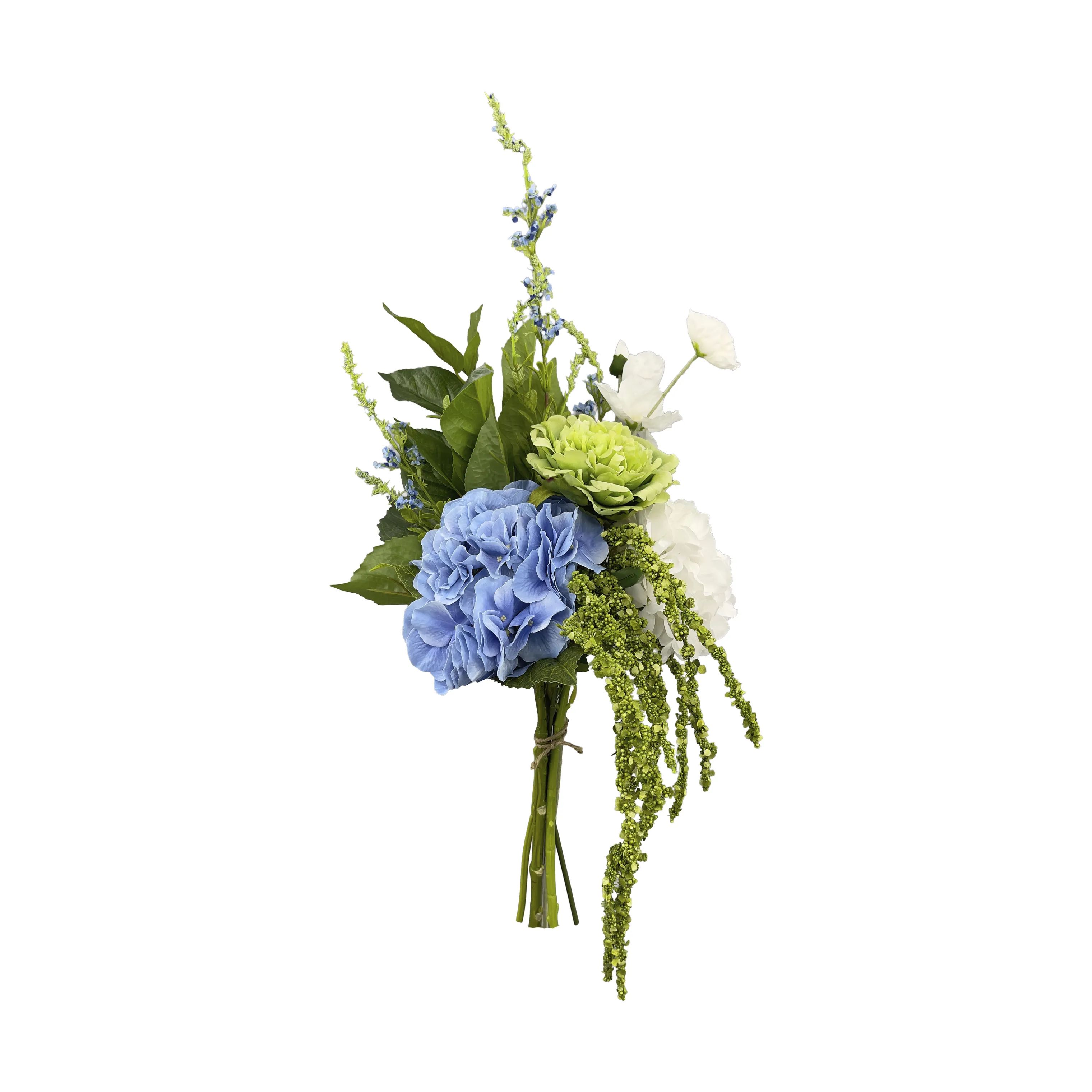everbloom Kunstige blomster Kunstig Real Touch Blomsterbuket i Blå, 1