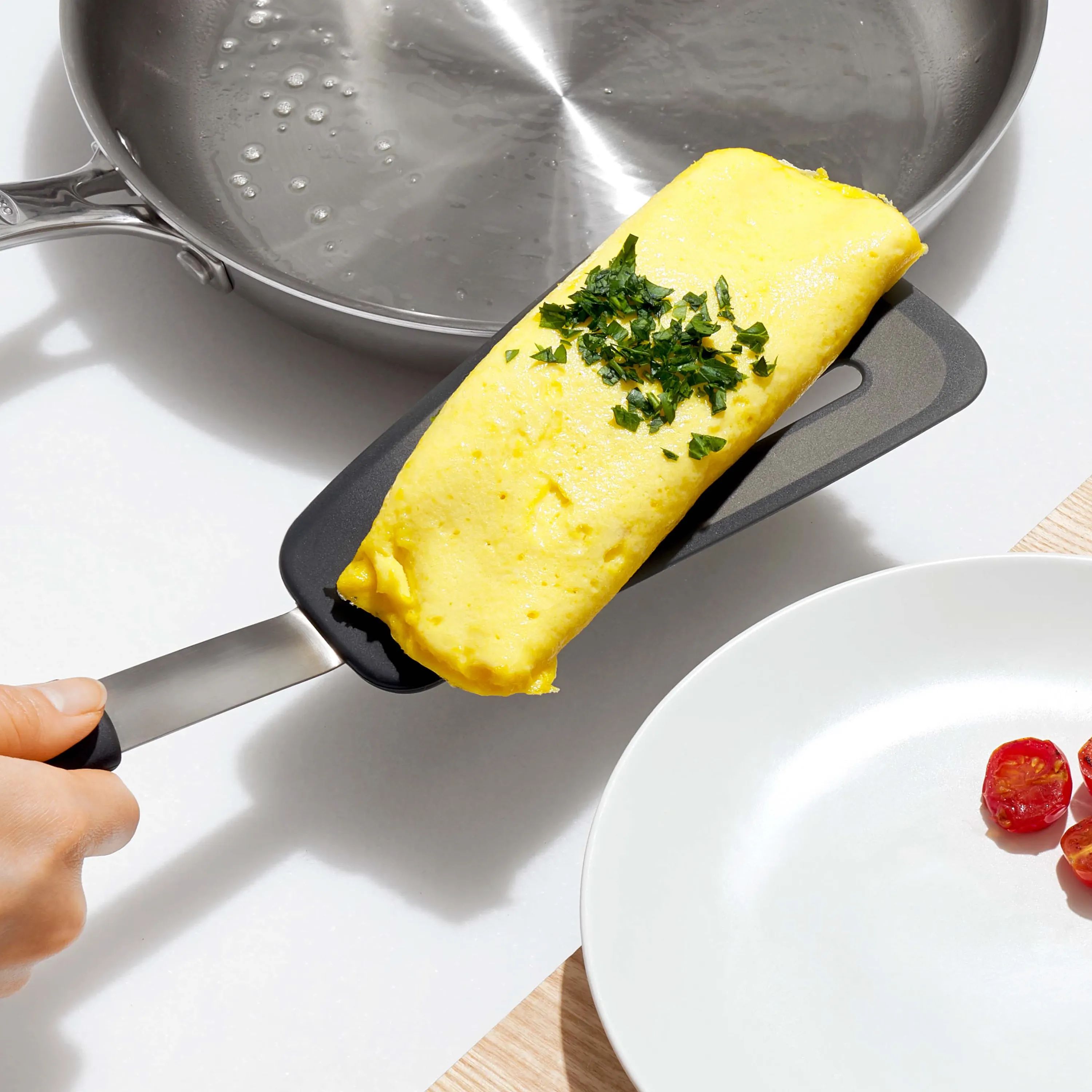 OXO Paletknive Fleksibel Omeletpalet i Sort / stål, 2